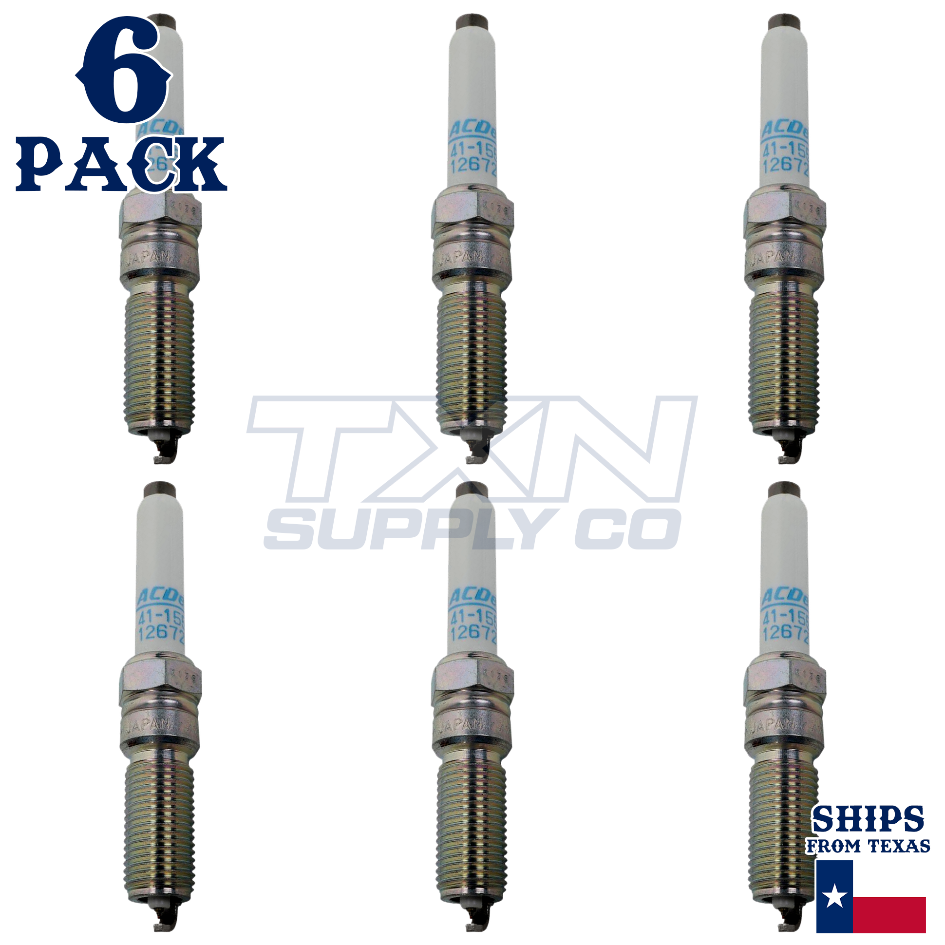 ACDelco 41-100IP Spark Plugs 6 Pack