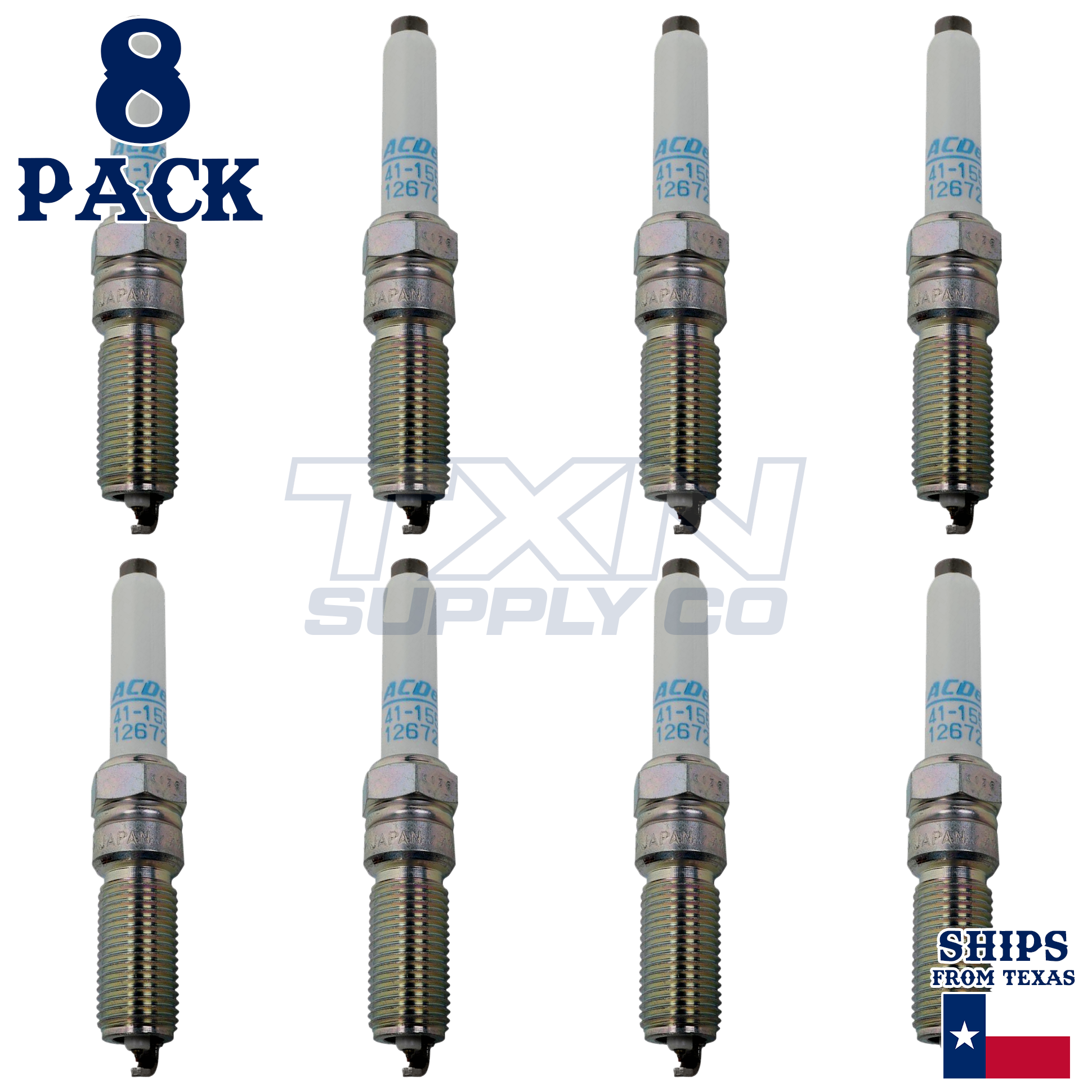ACDelco 41-100IP Spark Plugs 8 Pack