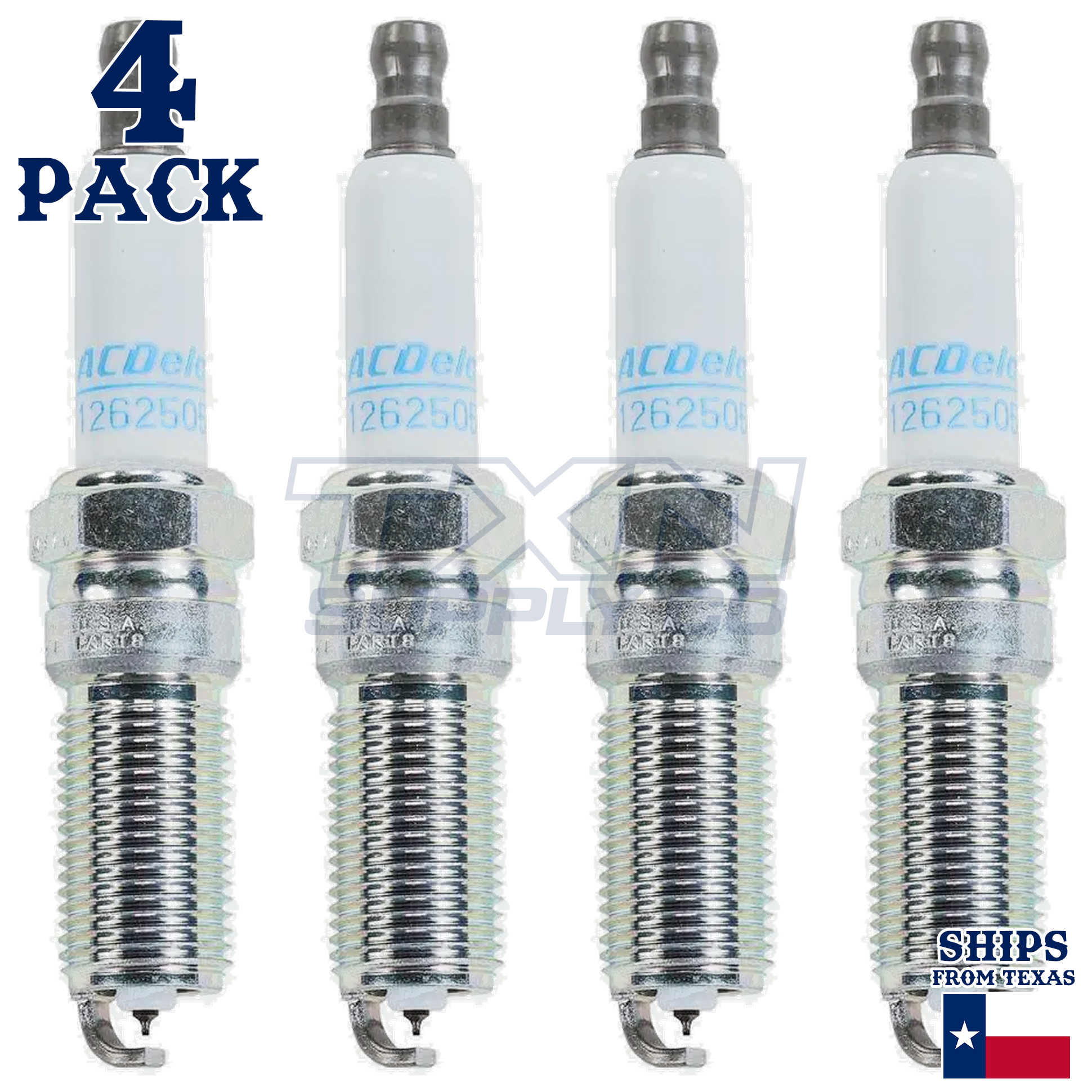 4 Pack GM ACDelco 41-103 Iridium Spark Plugs 12681663 - Image 2