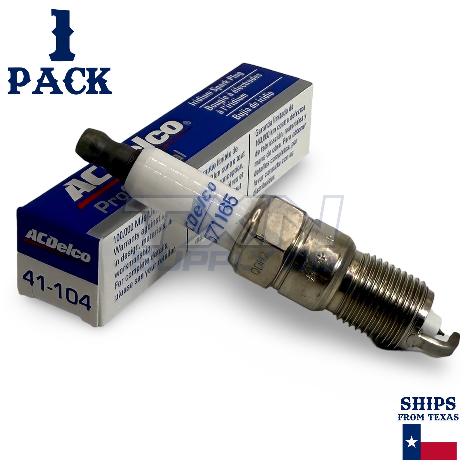 ACDelco 41-104 Spark Plug 1 Pack - Image 1