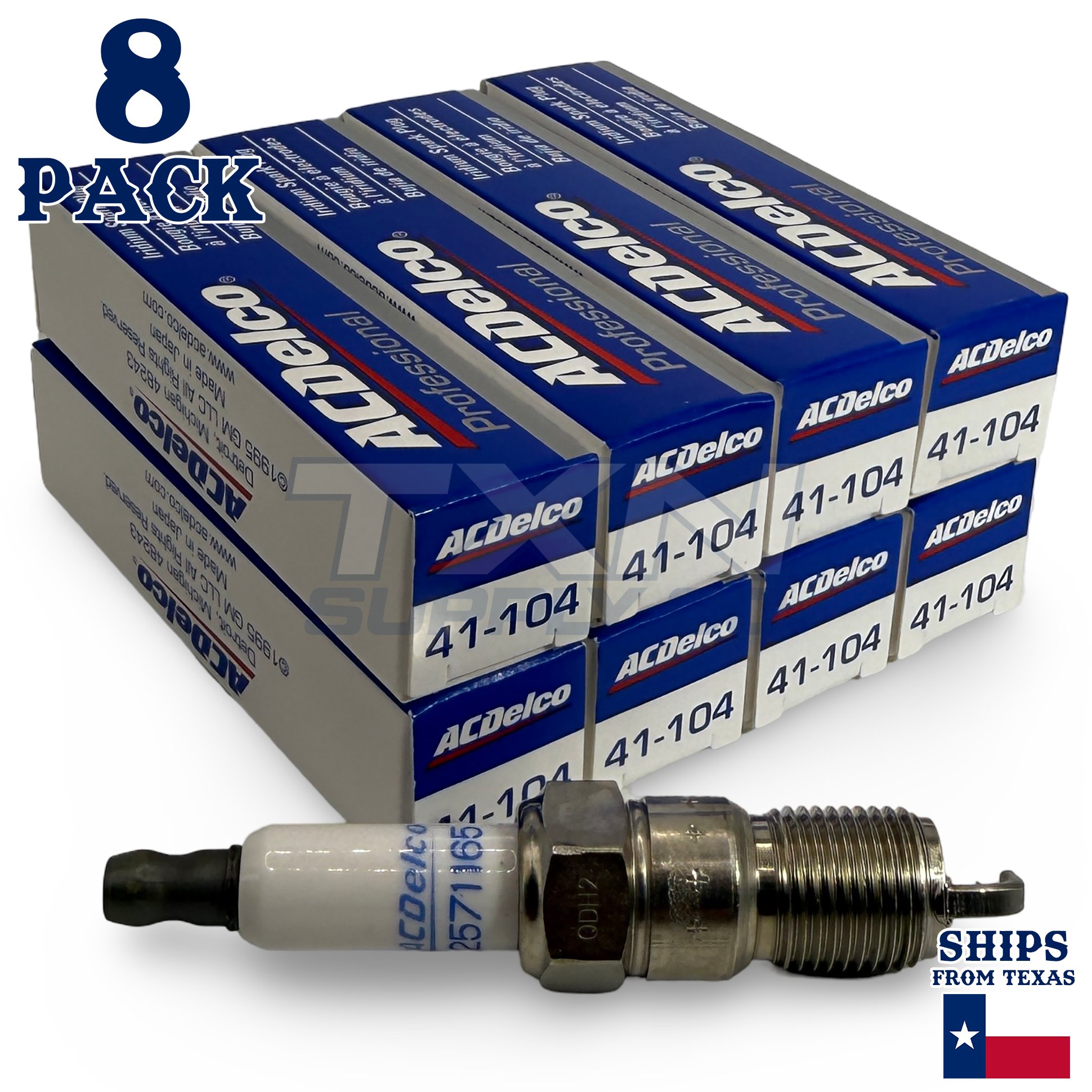 ACDelco 41-104 Spark Plugs 8 Pack - Image 1