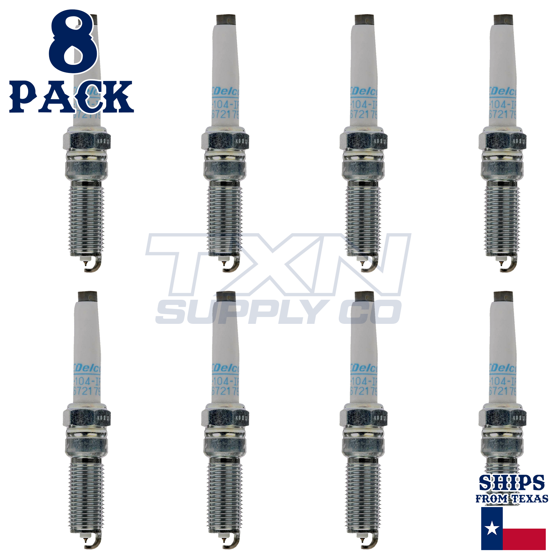 ACDelco 41-104IP Spark Plugs 8 Pack