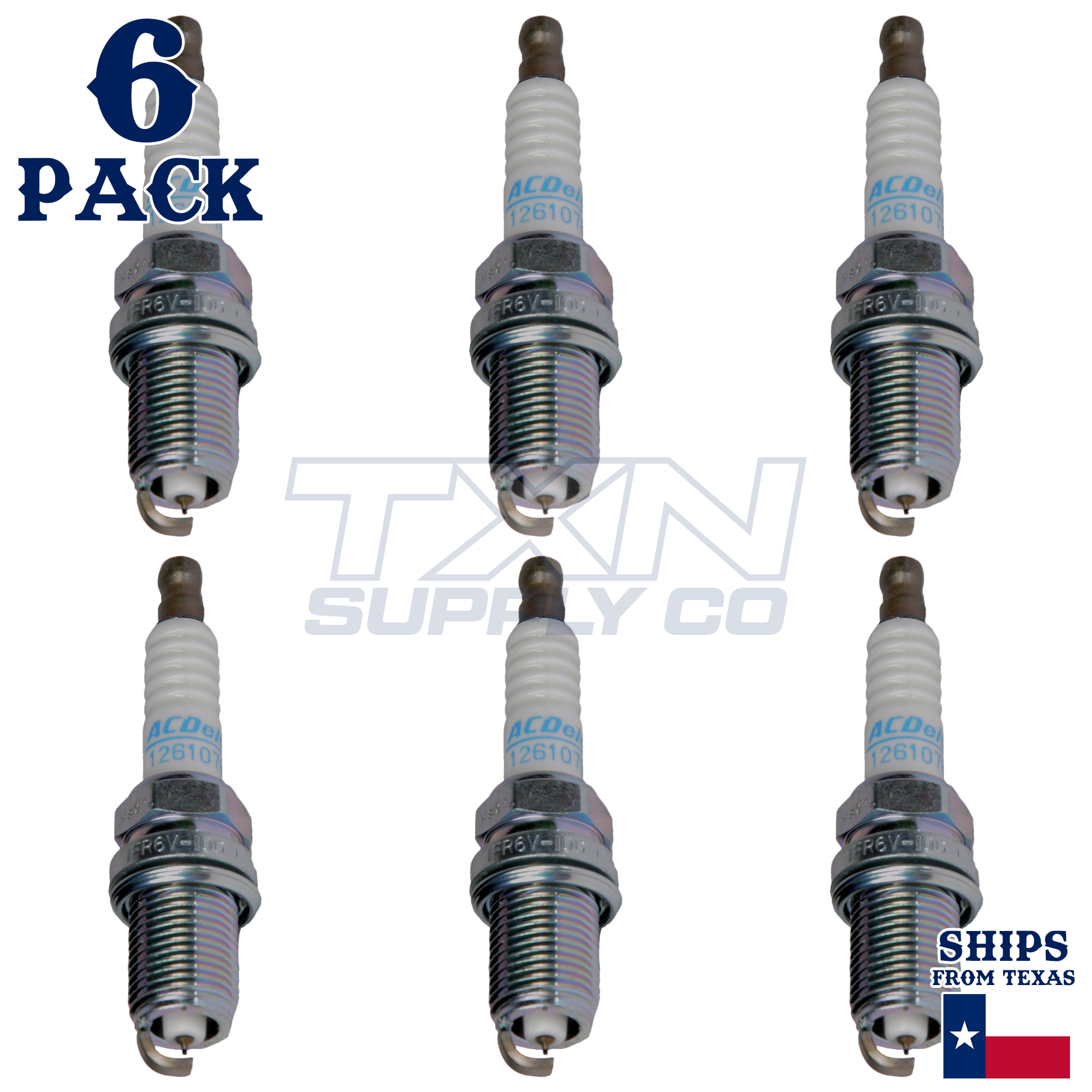 ACDelco 41-106 Spark Plugs 6 Pack