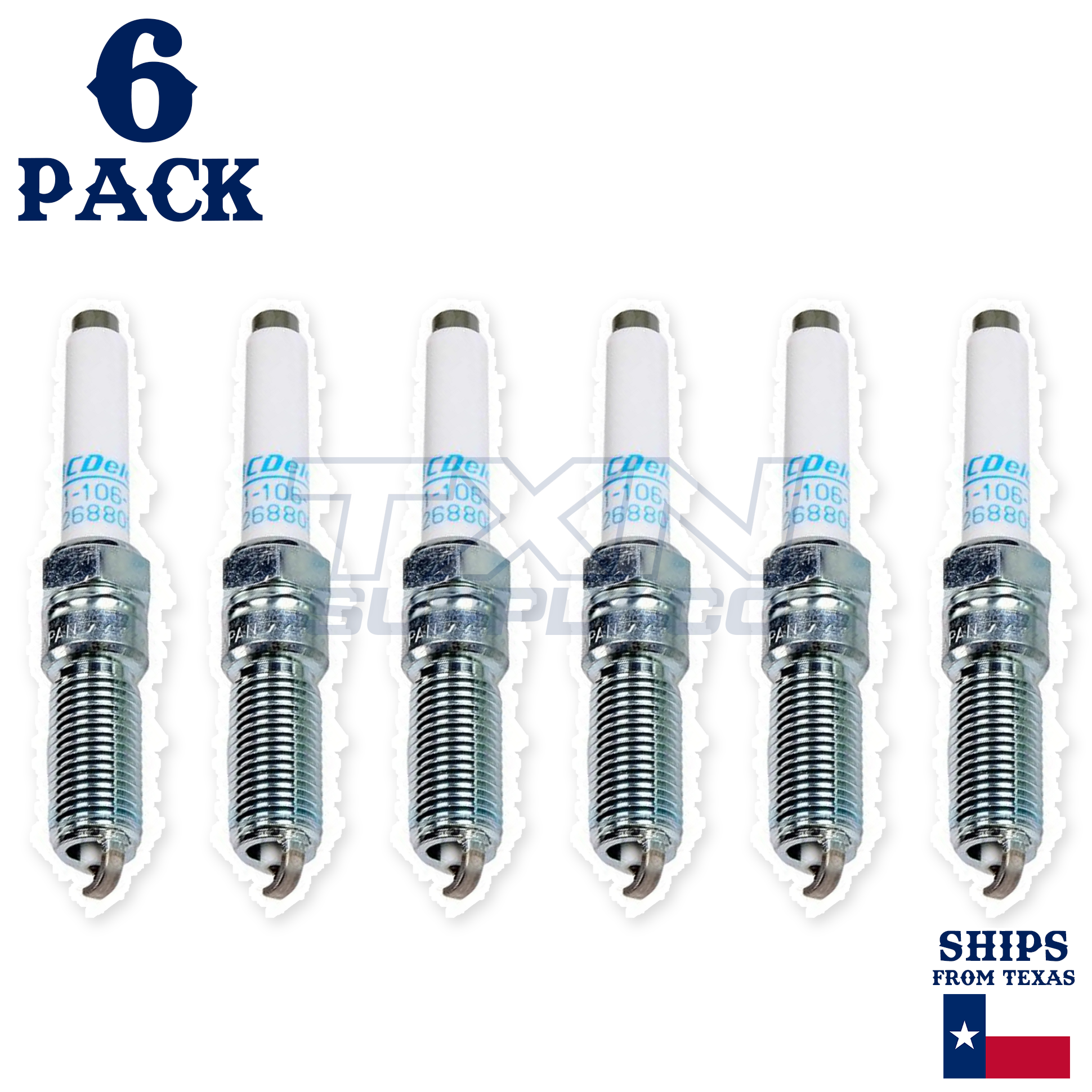 ACDelco 41-106IP Spark Plugs 6 Pack - Image 2