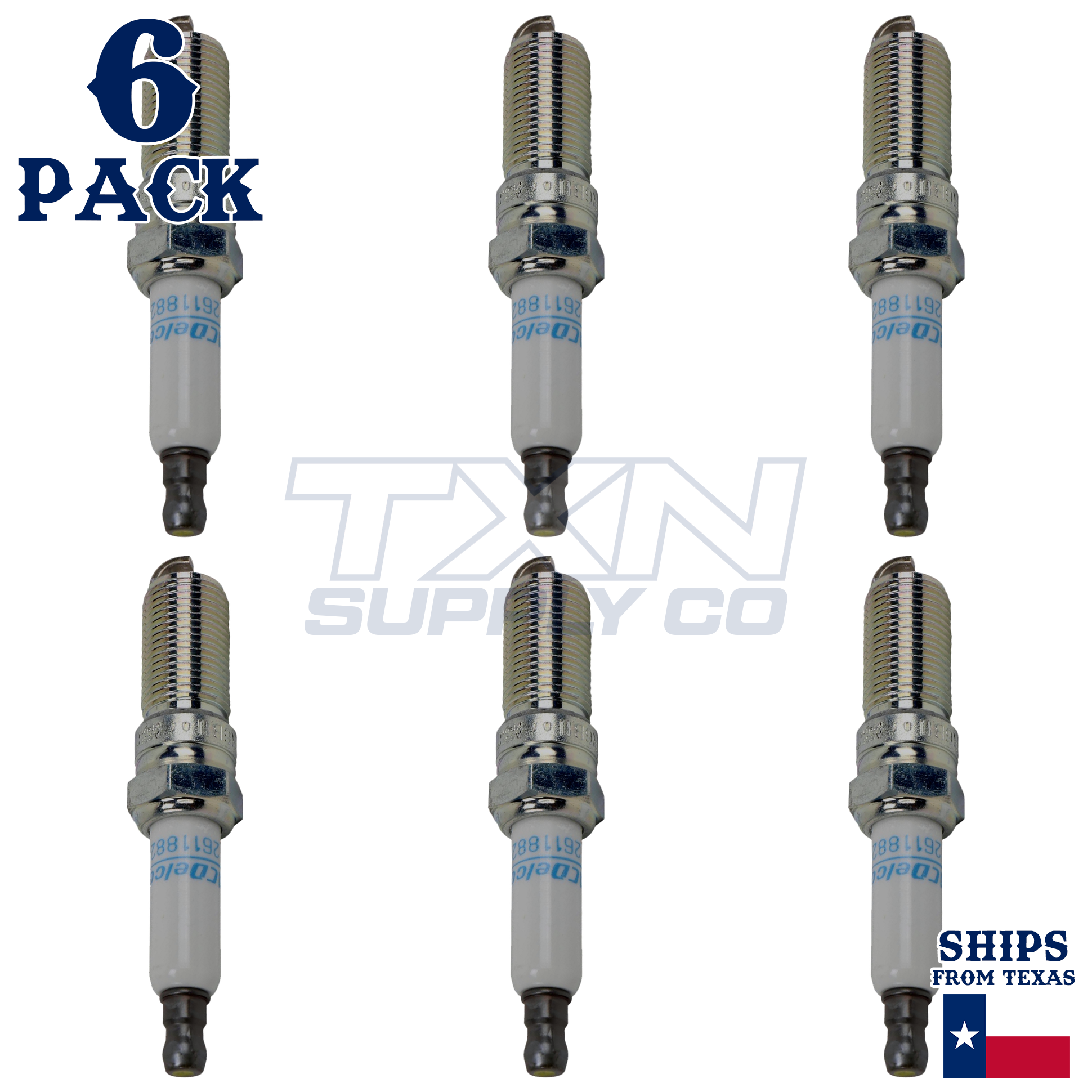 ACDelco 41-107 Spark Plugs 6 Pack