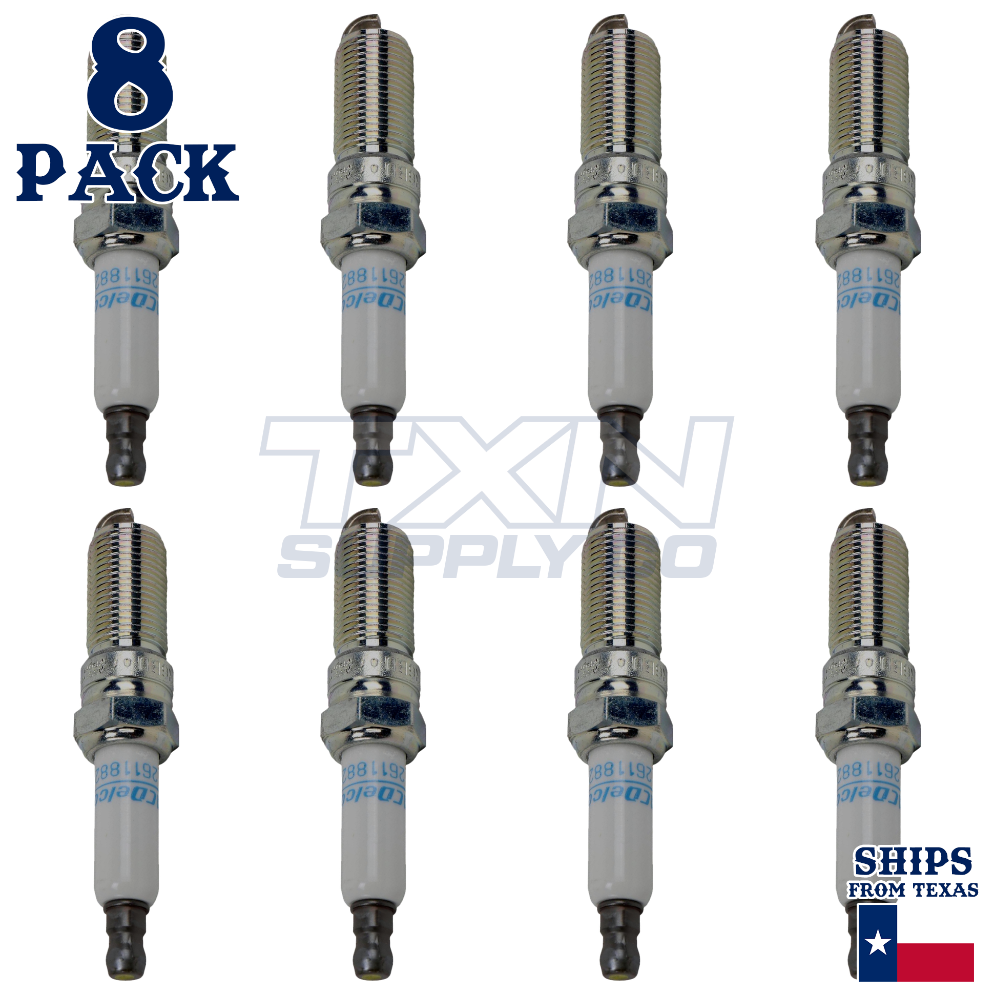 ACDelco 41-107 Spark Plugs 8 Pack