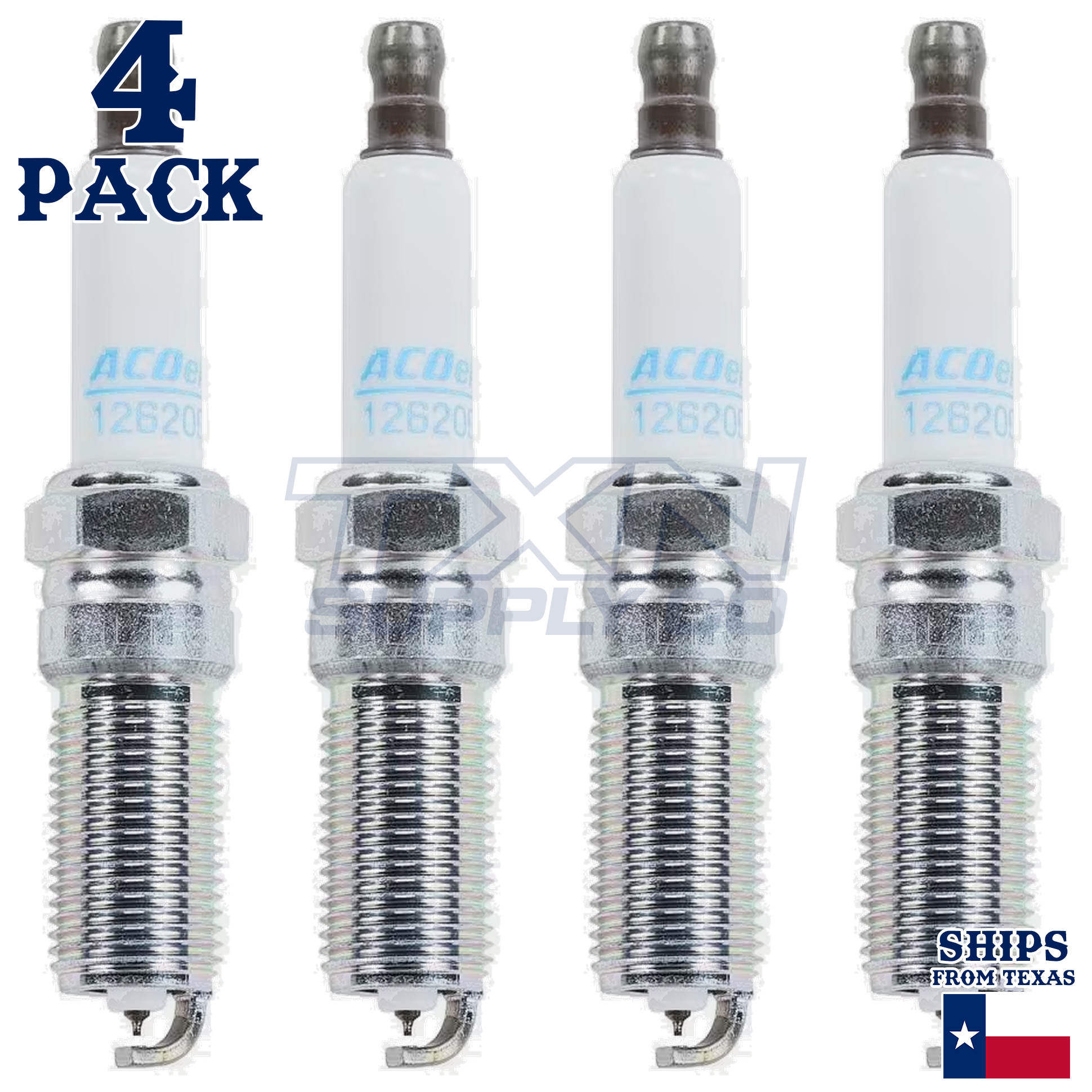 4 Pack Genuine GM ACDelco Iridium Spark Plugs 41-108 - Image 1
