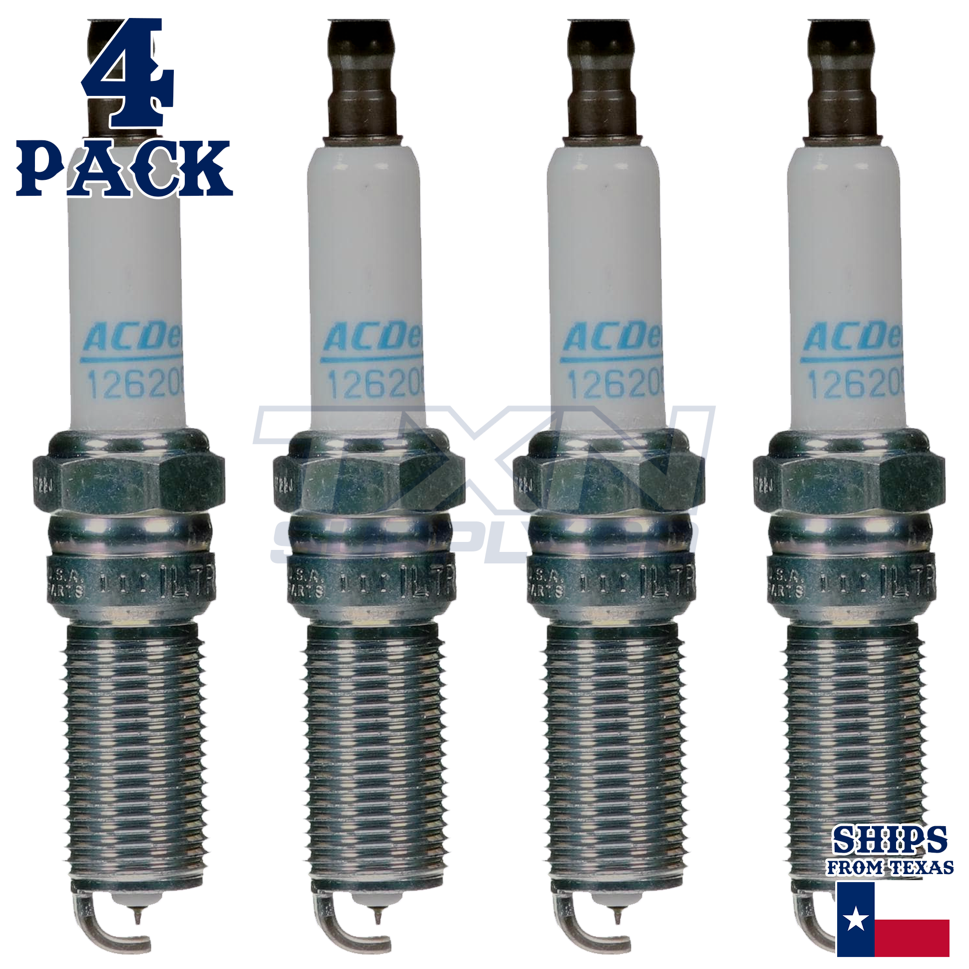 2010-2017 GMC Terrain 2.4L ACDelco 41-108 Iridium Spark Plugs - 4 Pack - Image 1