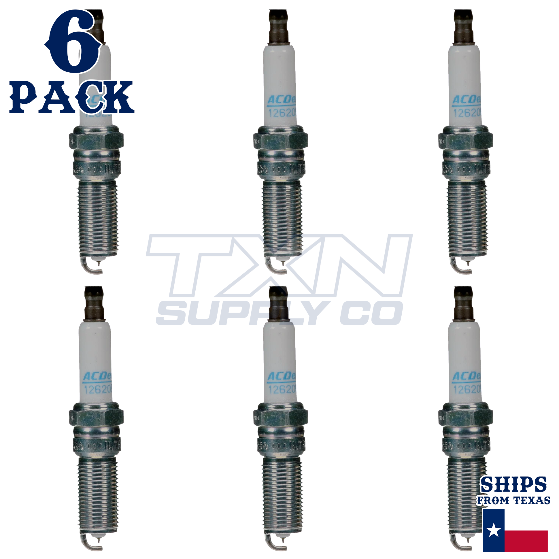 ACDelco 41-108 Spark Plugs 6 Pack