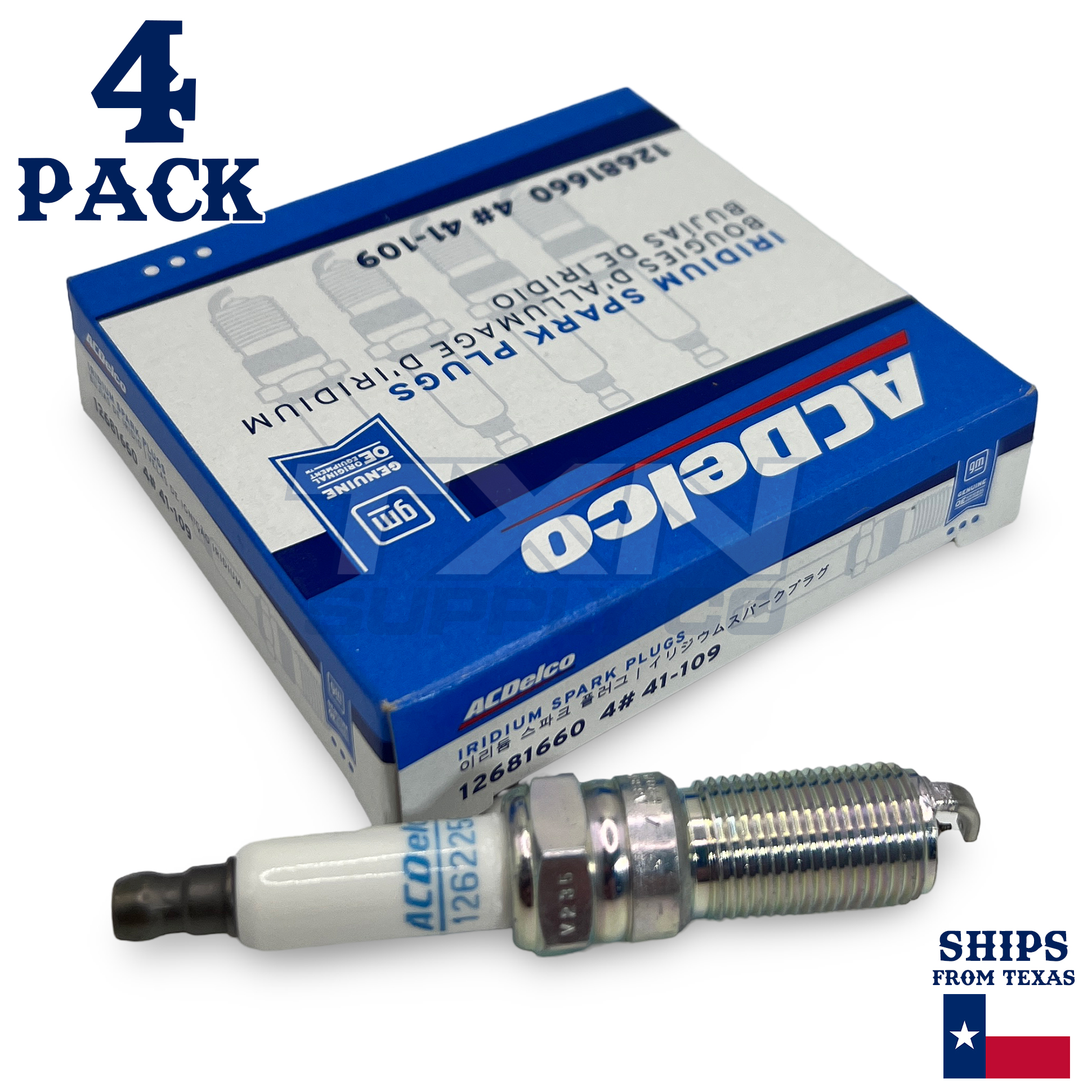 ACDelco 41-109 Spark Plugs 4 Pack - Image 1