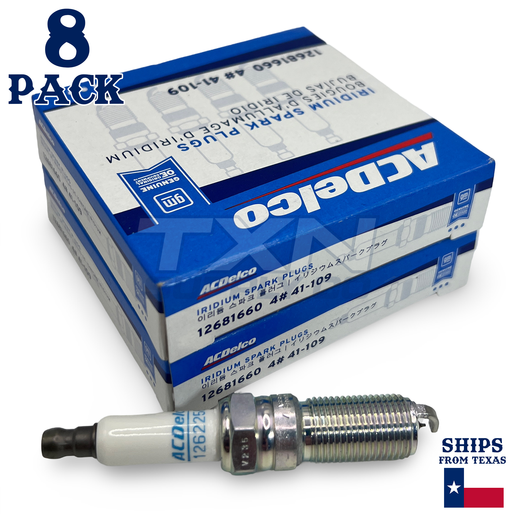 ACDelco 41-109 Spark Plugs 8 Pack - Image 1