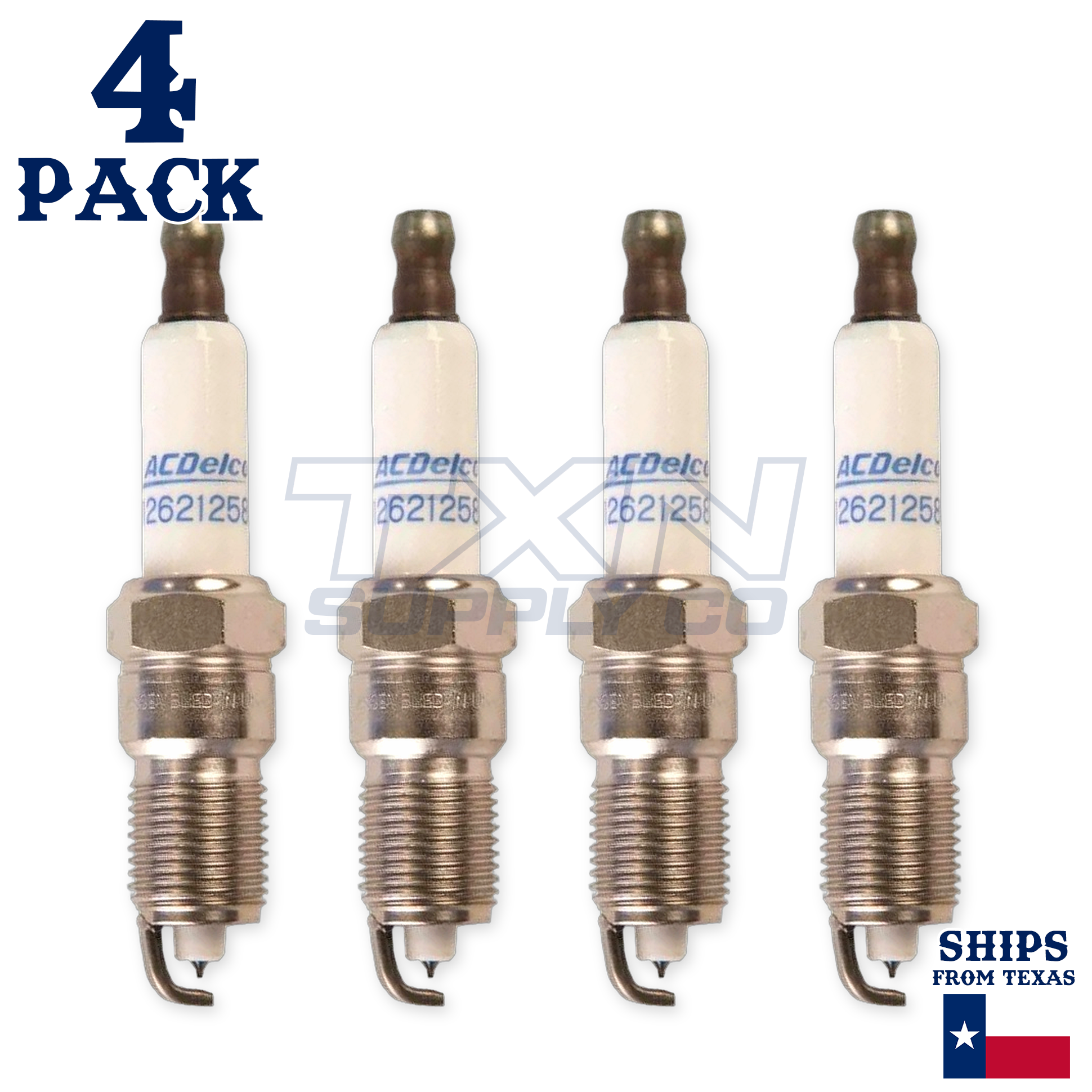 4 Pack Genuine GM ACDelco Iridium Spark Plugs 41-110 12621258 12680072 - Image 2