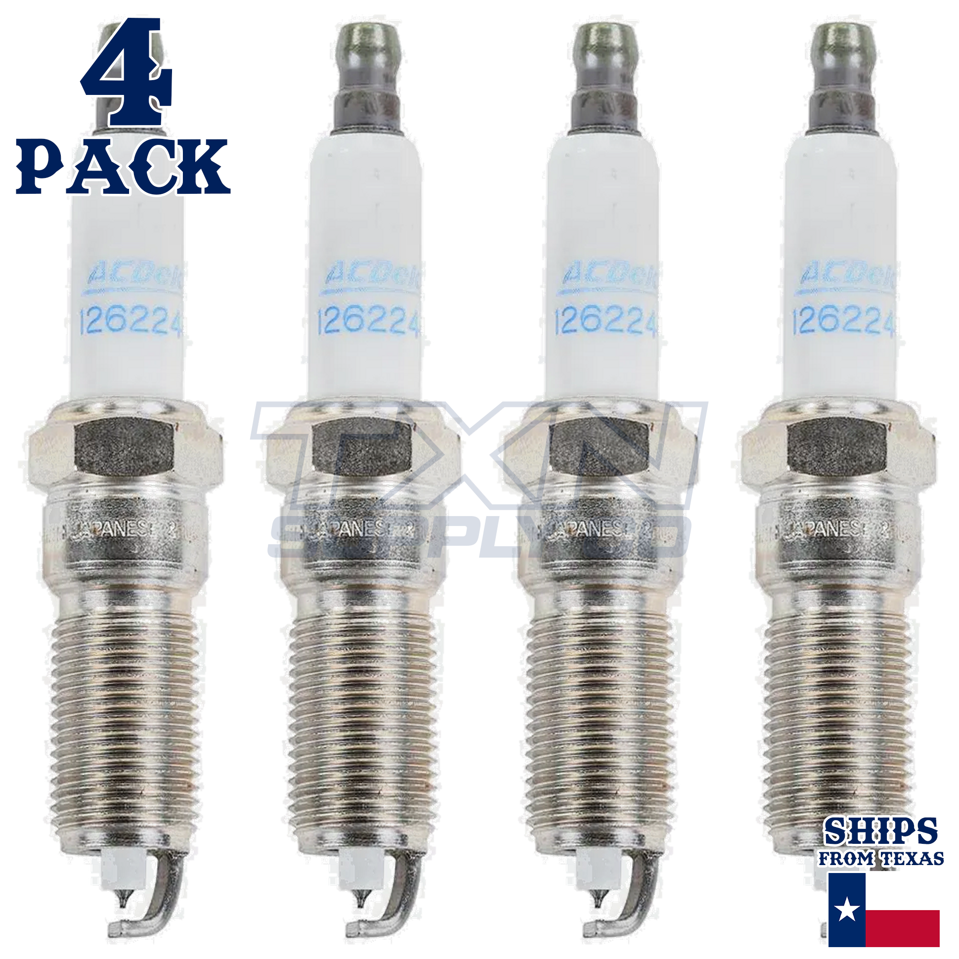 4 Pack Genuine GM ACDelco Iridium Spark Plugs 41-114 12622441 - Image 1