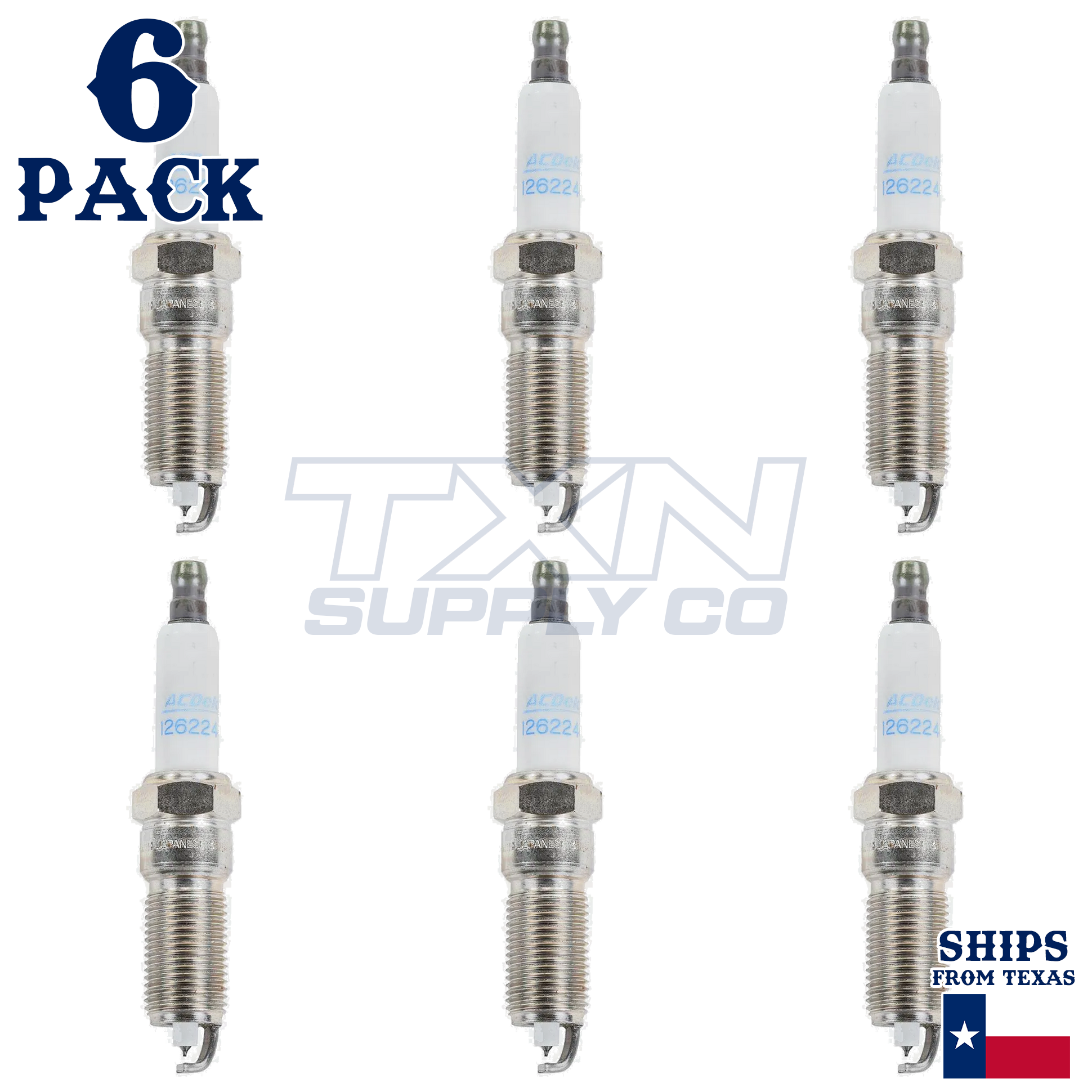 2018-2026 GMC Savana 2500 4.3L ACDelco Iridium Spark Plugs - 6 Pack