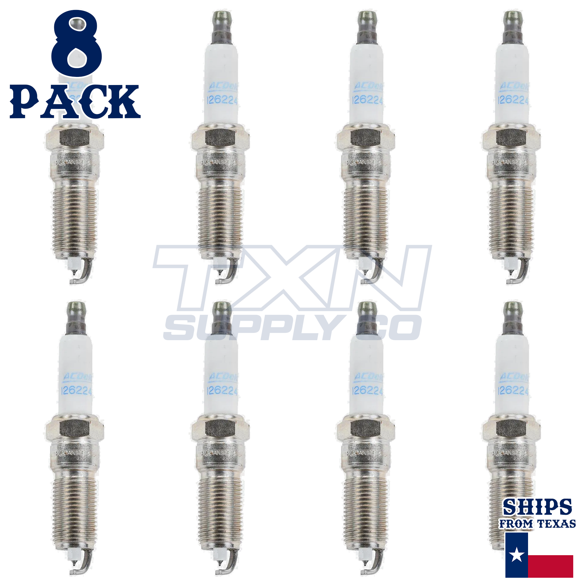 2021-2026 GMC Savana 2500 6.6L ACDelco Iridium Spark Plugs - 8 Pack