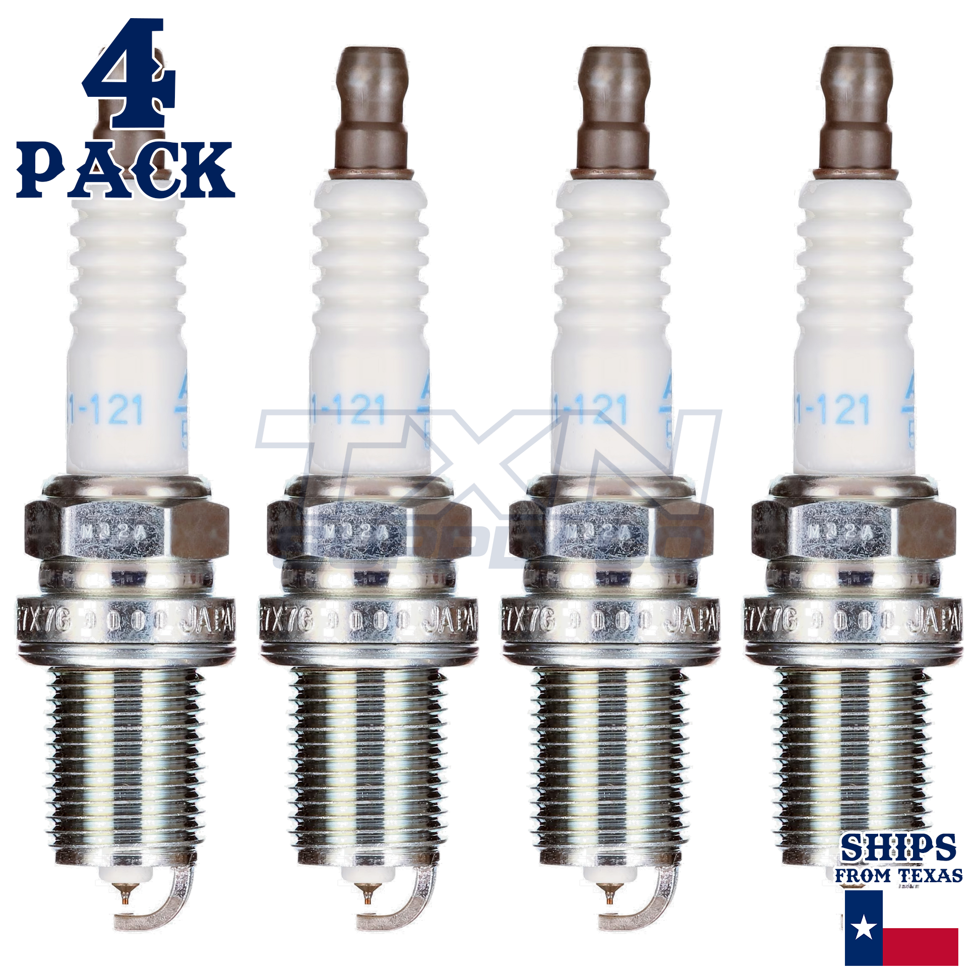 4 Pack Genuine GM ACDelco Iridium Spark Plugs 41-121 - Image 2