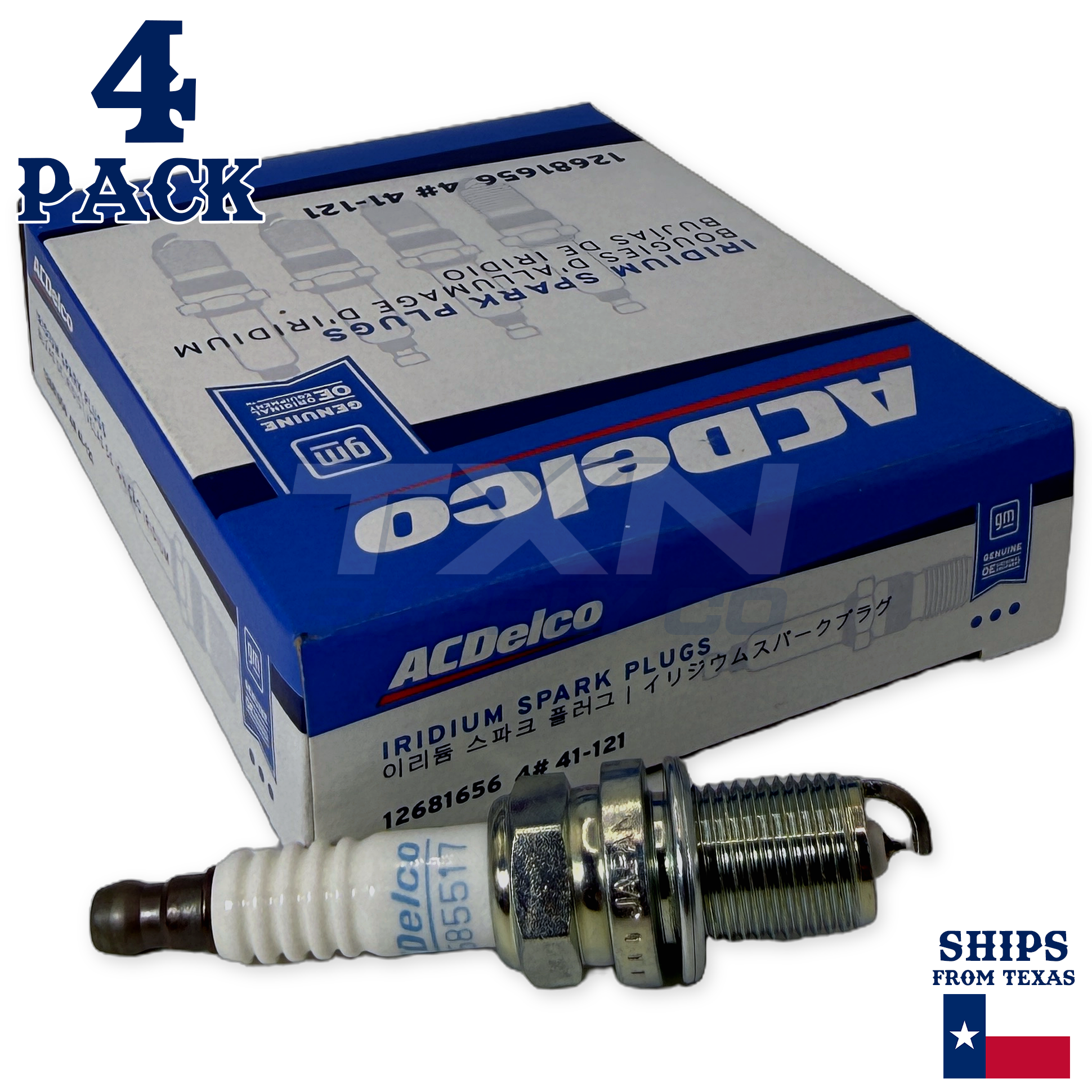 ACDelco 41-121 Spark Plugs 4 Pack