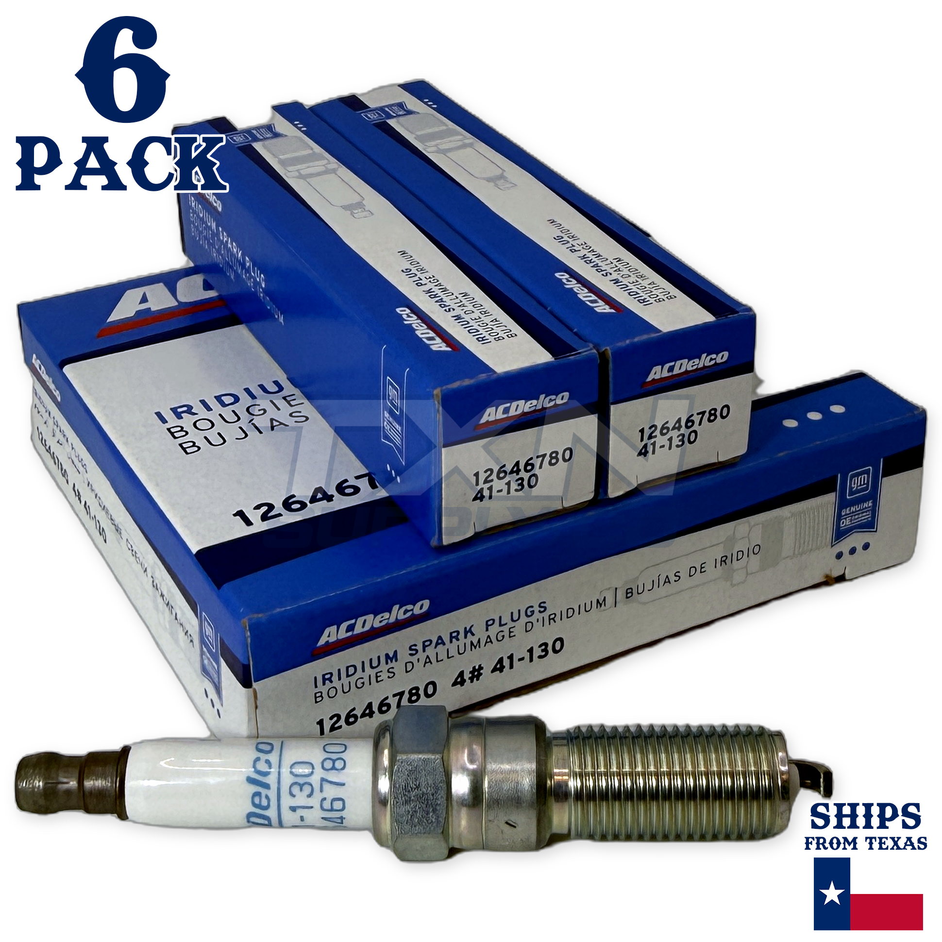 2019-2026 Chevrolet Blazer 3.6L ACDelco Iridium Spark Plugs - 6 Pack