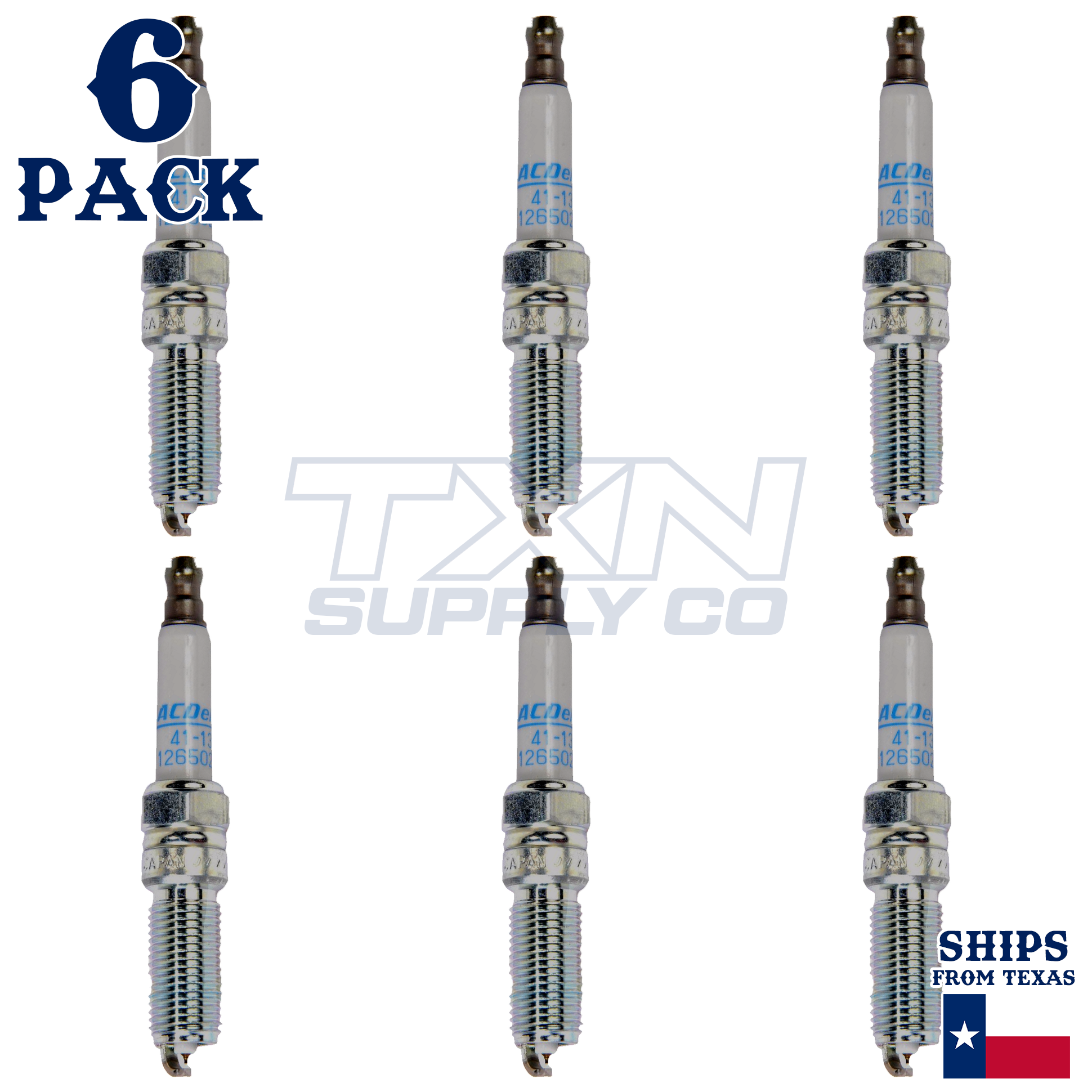 ACDelco 41-131 Spark Plugs 6 Pack