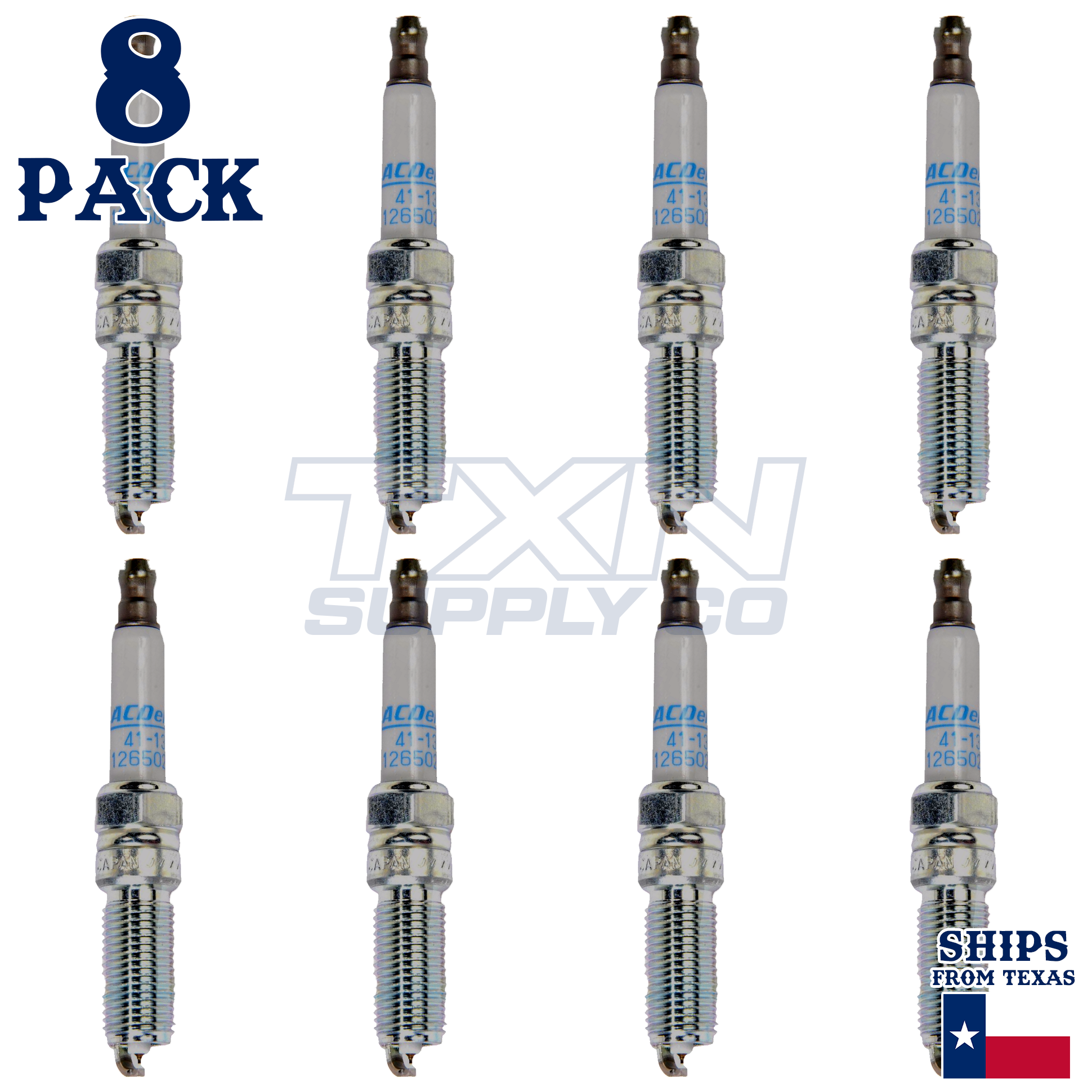 ACDelco 41-131 Spark Plugs 8 Pack