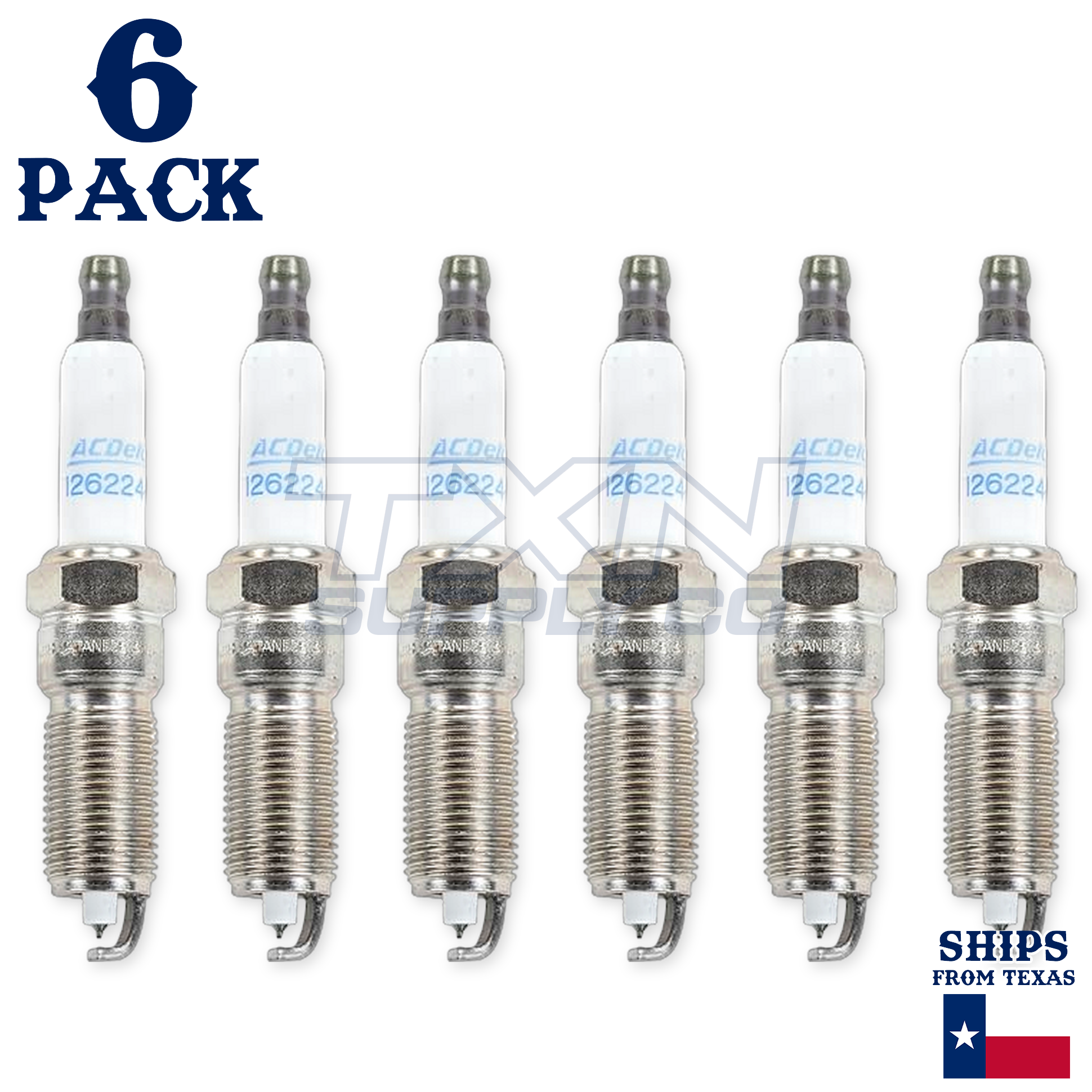 2022-2026 Cadillac CT4 3.6L ACDelco Iridium Spark Plugs - 6 Pack