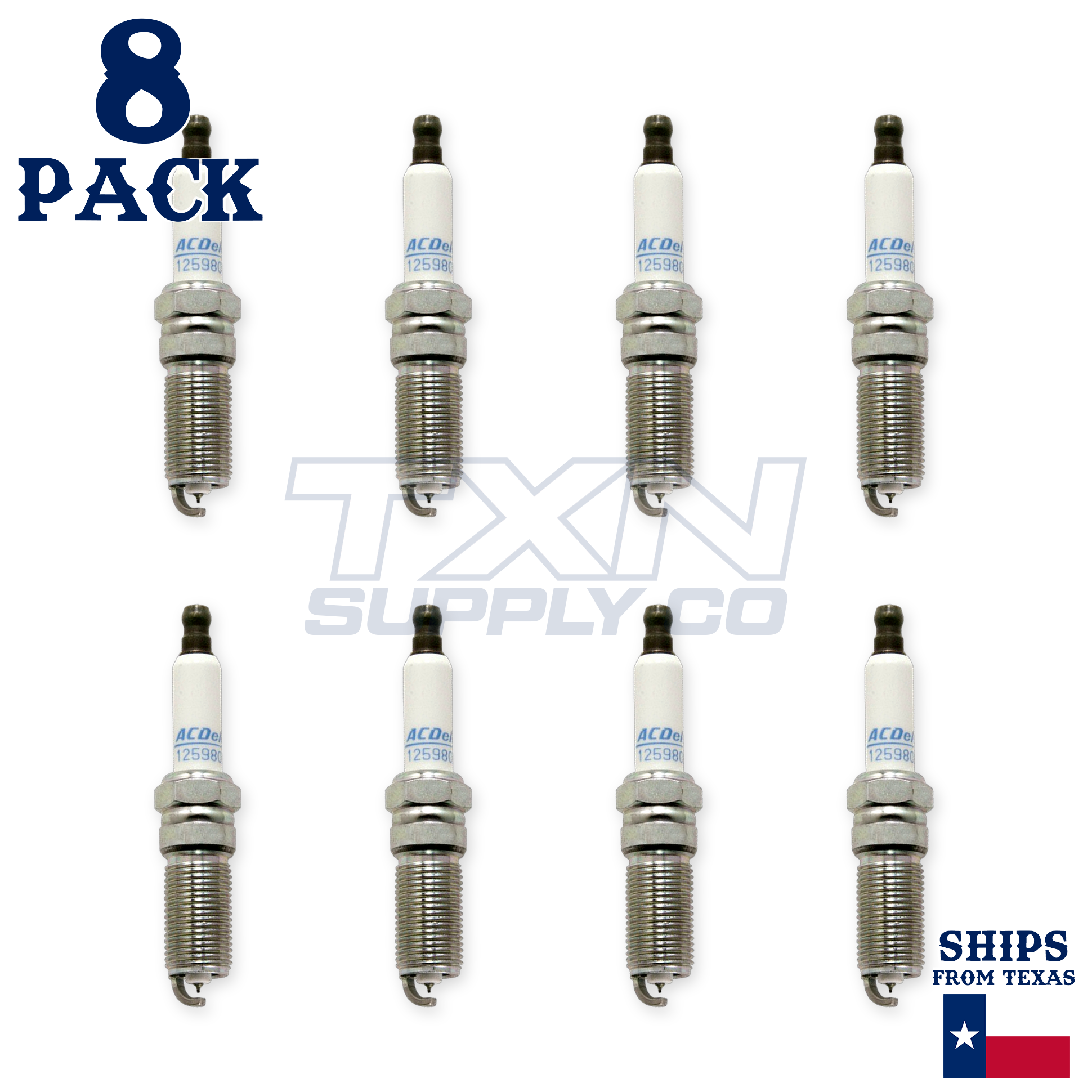 2019 Chevrolet Corvette 6.2L ACDelco Iridium Spark Plugs - 8 Pack
