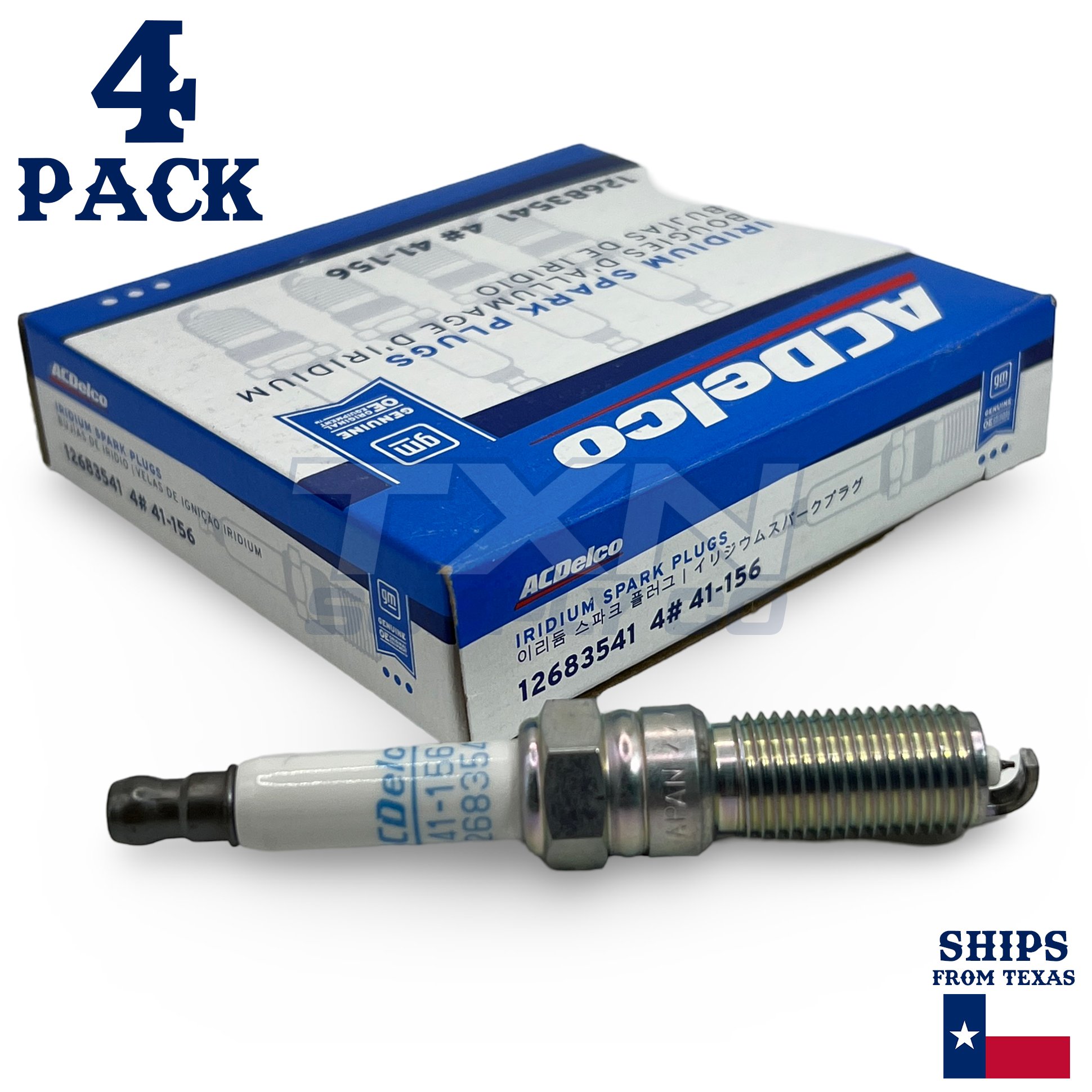 2016-2019 Chevrolet Cruze 1.4L ACDelco Iridium Spark Plugs - 4 Pack