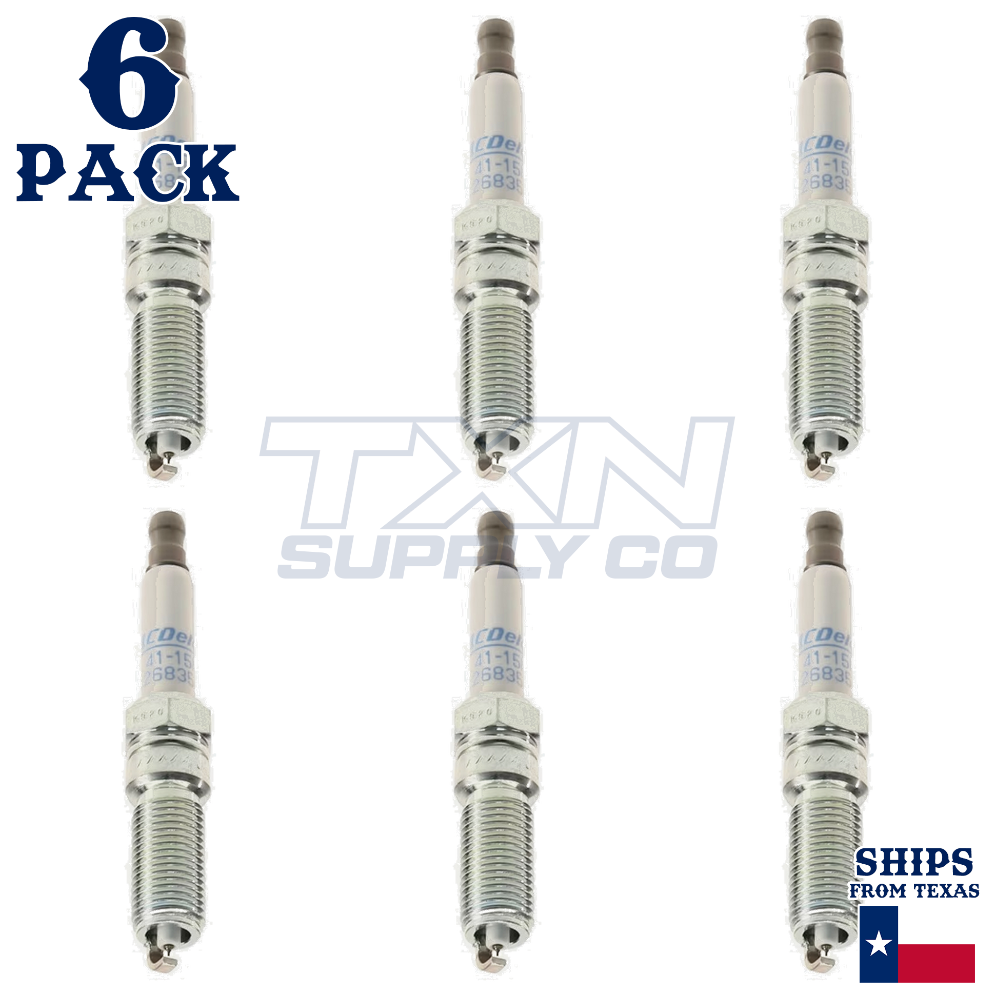 ACDelco 41-156 Spark Plugs 6 Pack - Image 2