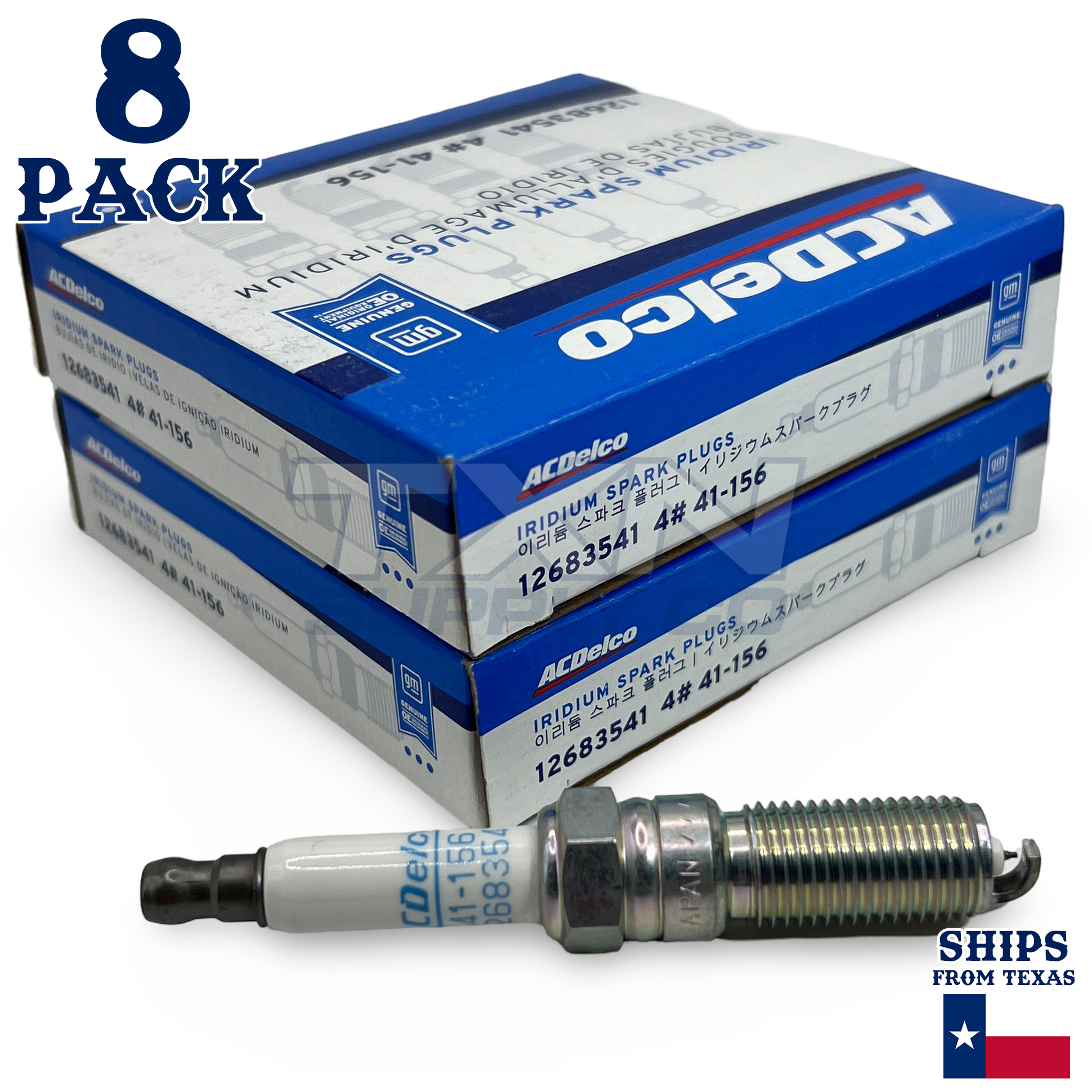 ACDelco 41-156 Spark Plugs 8 Pack - Image 1