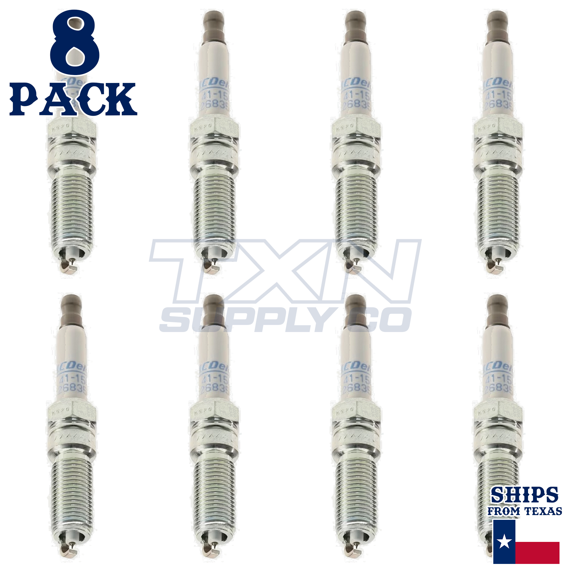 ACDelco 41-156 Spark Plugs 8 Pack - Image 2