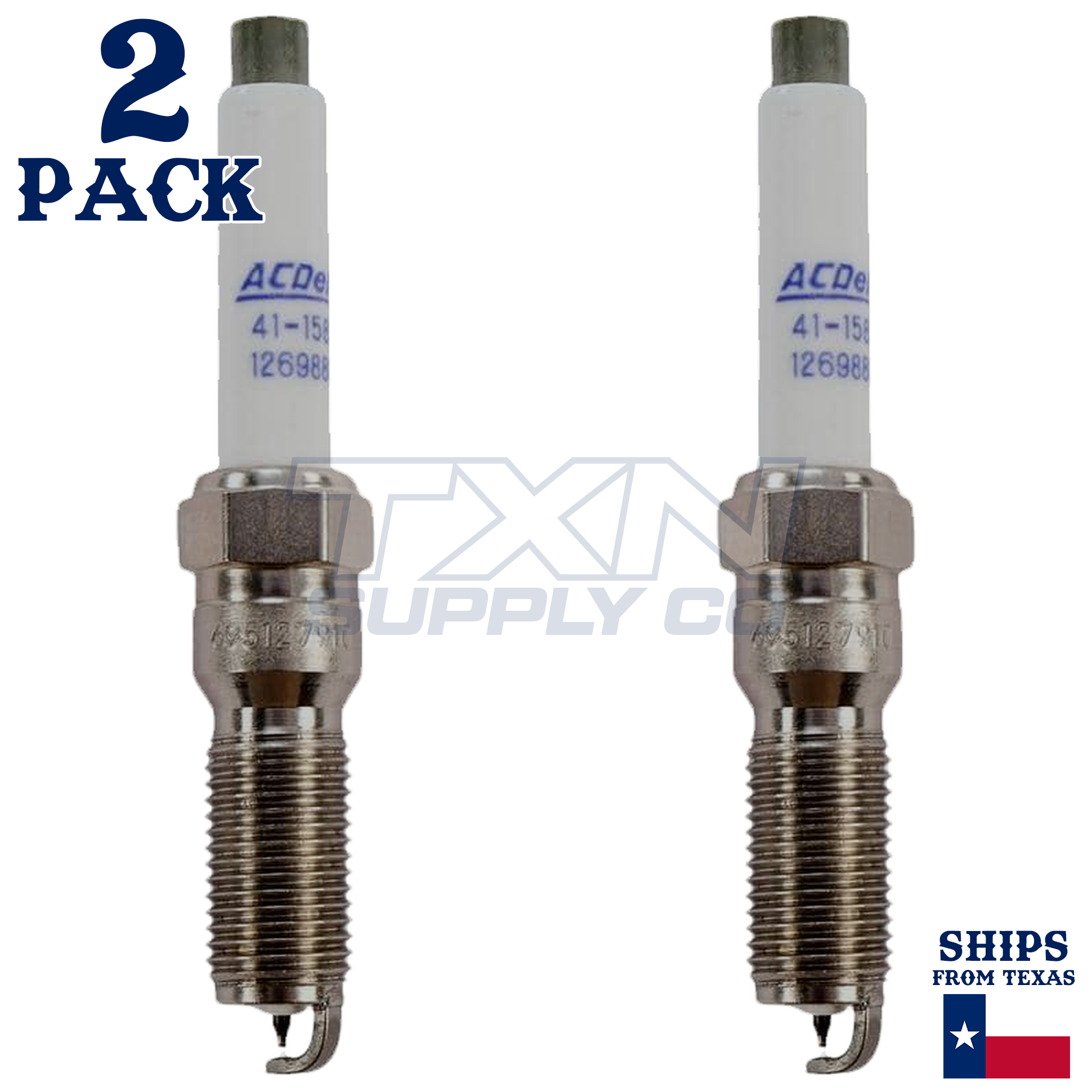 ACDelco 41-158IP Spark Plugs 2 Pack