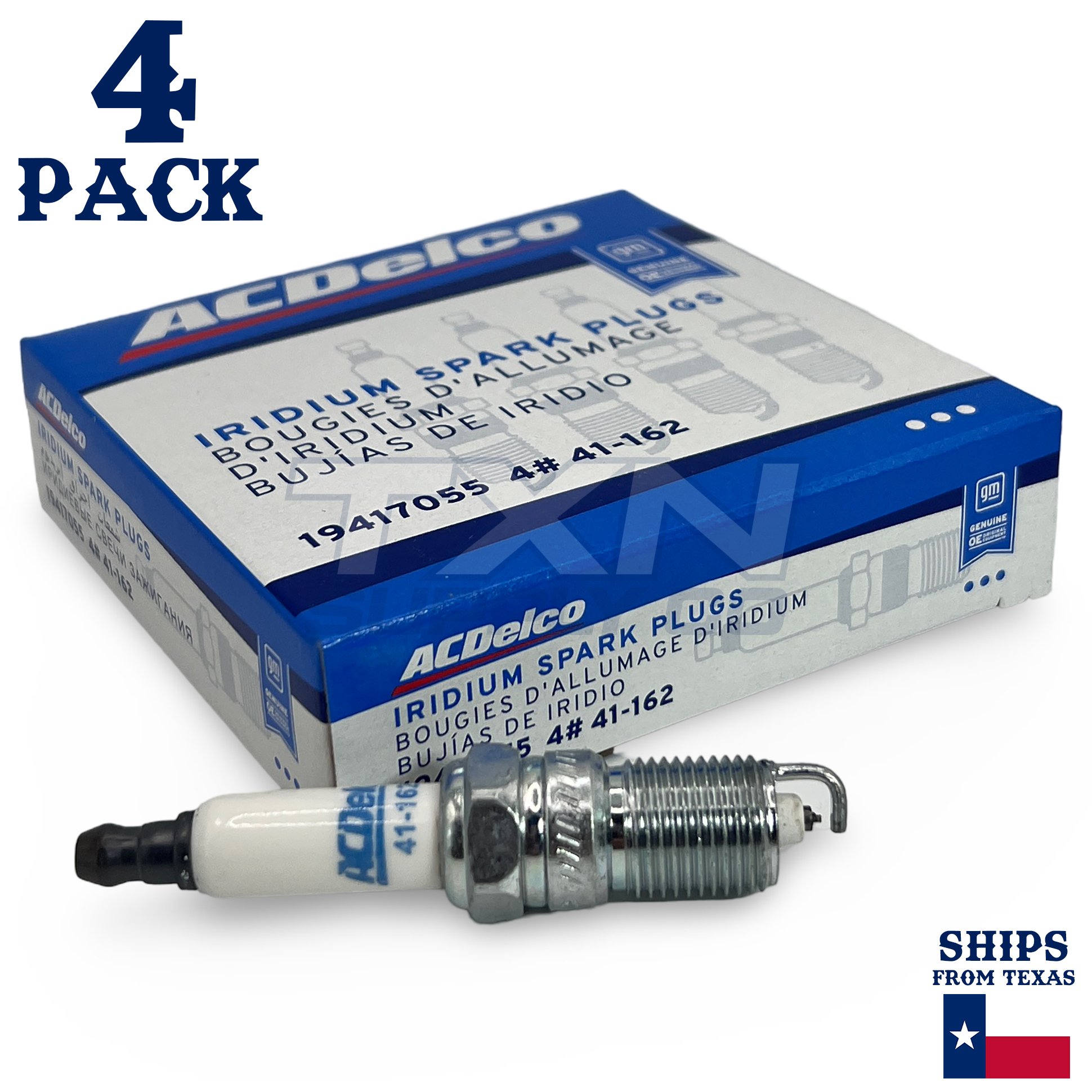 ACDelco 41-162 Spark Plugs 4 Pack - Image 1