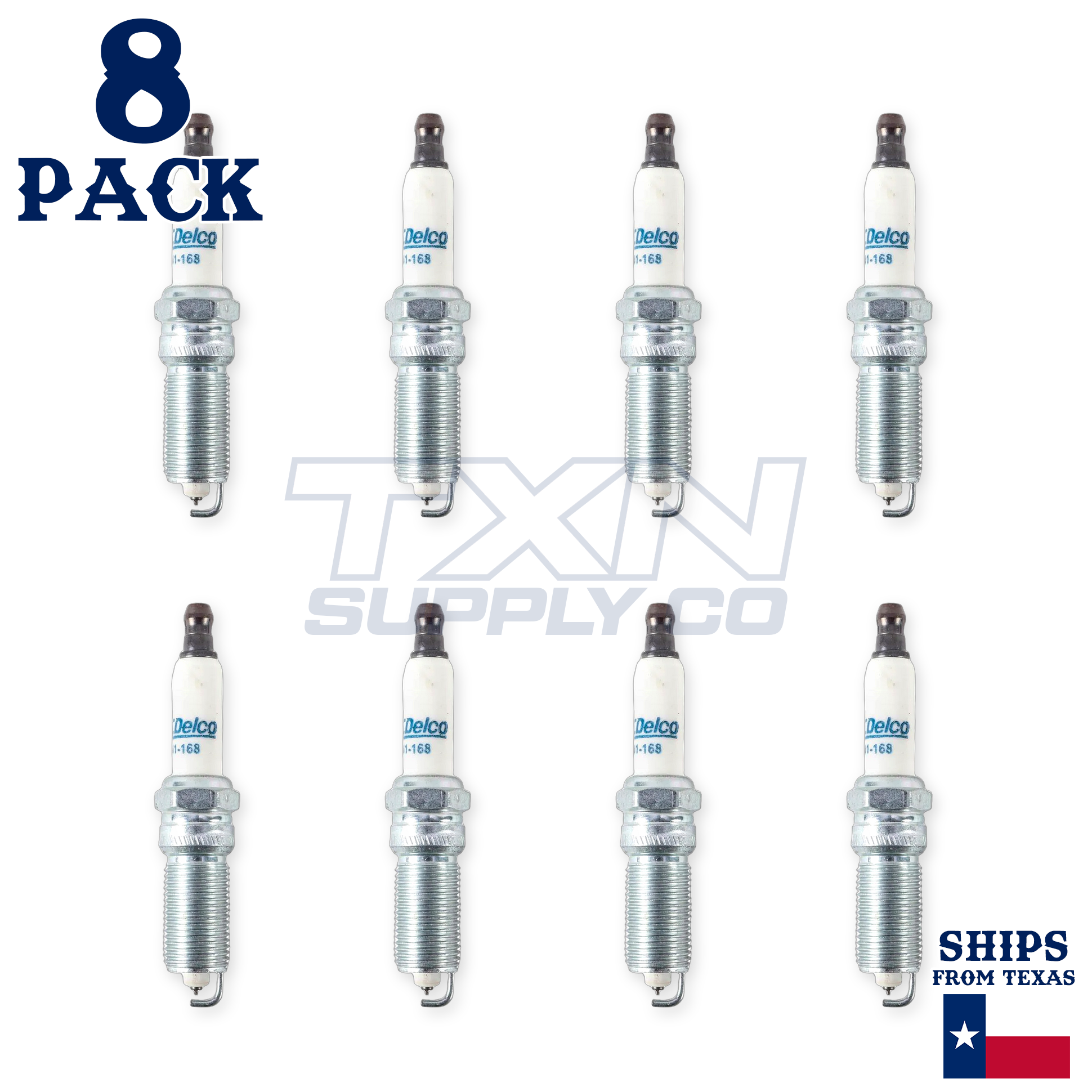 2022 Chevrolet Silverado 1500 Ltd 6.2L ACDelco Iridium Spark Plugs - 8 Pack