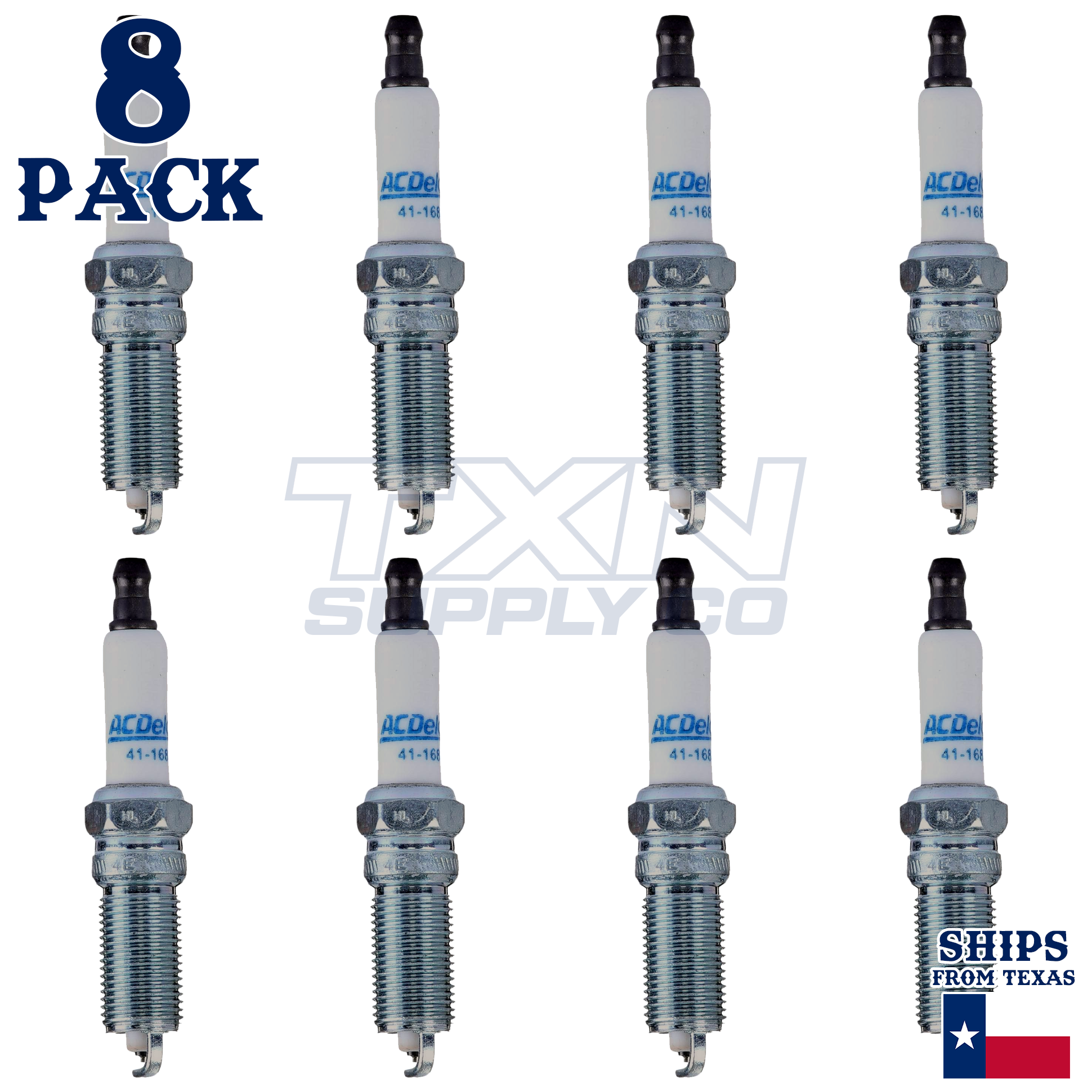 ACDelco 41-168 Spark Plugs 8 Pack