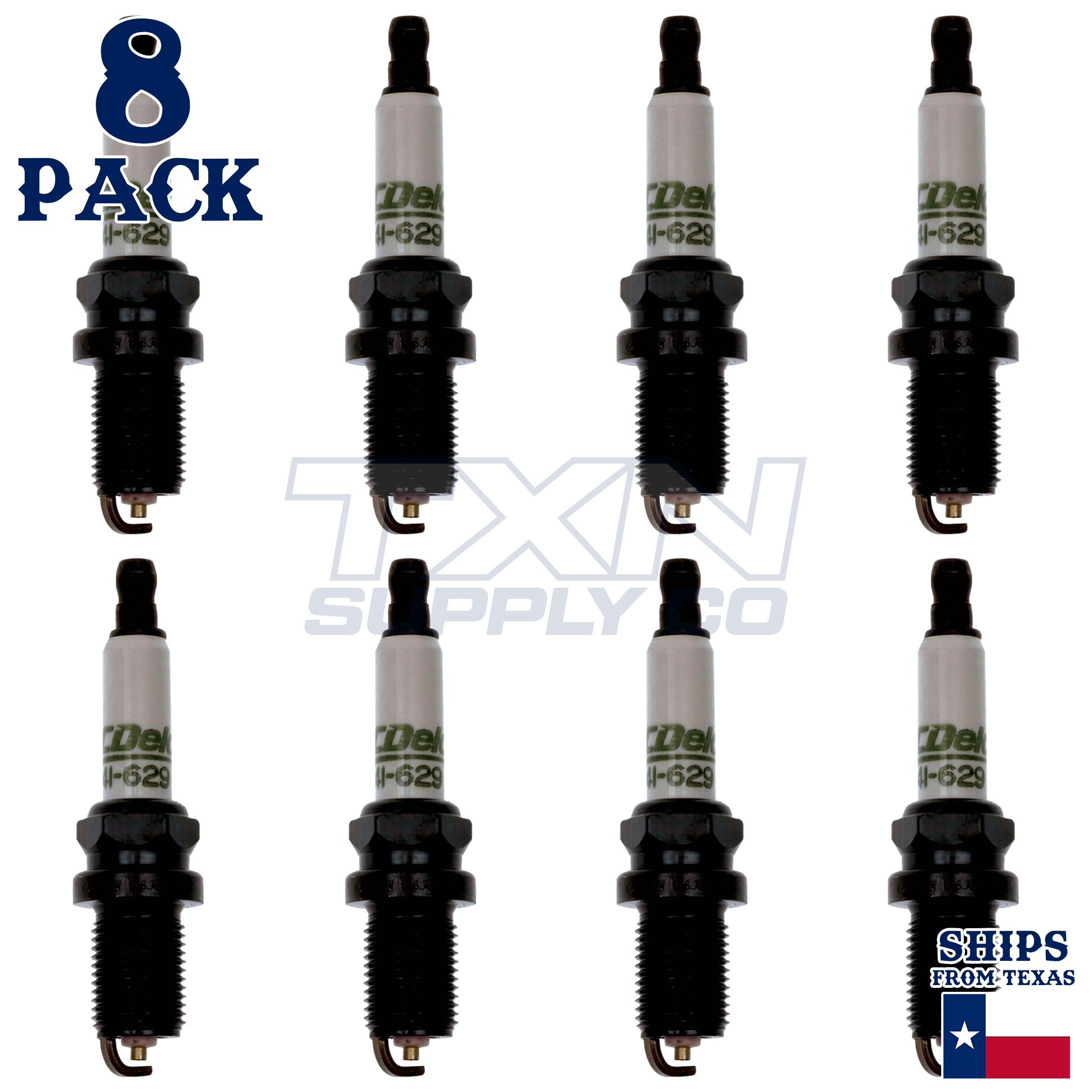 ACDelco 41-629 Spark Plugs 8 Pack