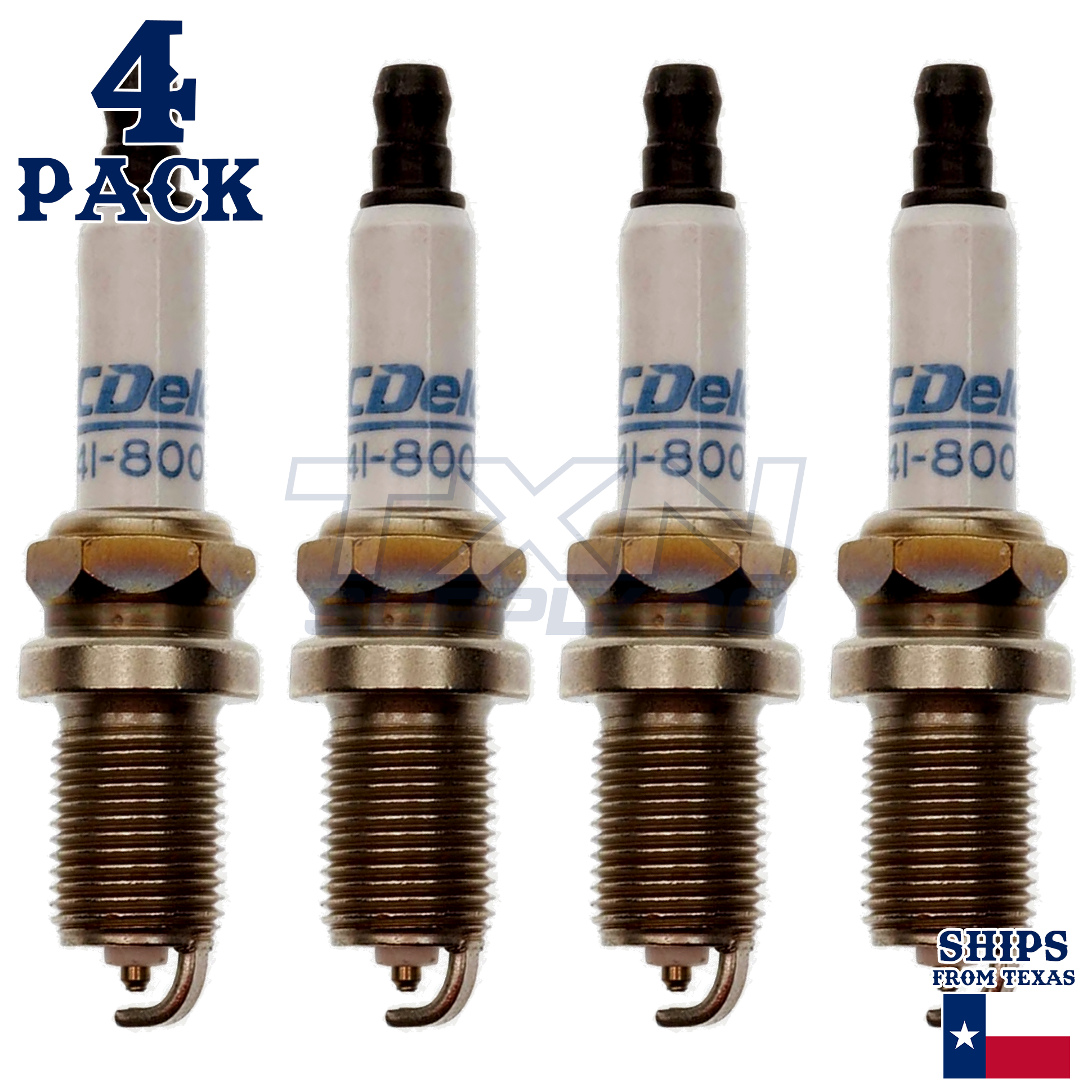 4 Pack ACDelco 41-800 Double Platinum Spark Plugs 2003-2006 for Ford Econovan 2.0L - Image 1