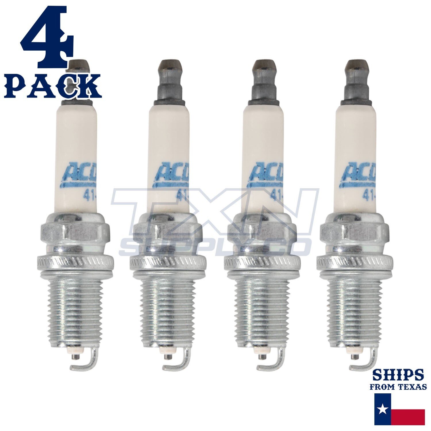 4 Pack ACDelco Double Platinum Spark Plugs 1991-1994 for Ford Laser 1.6L