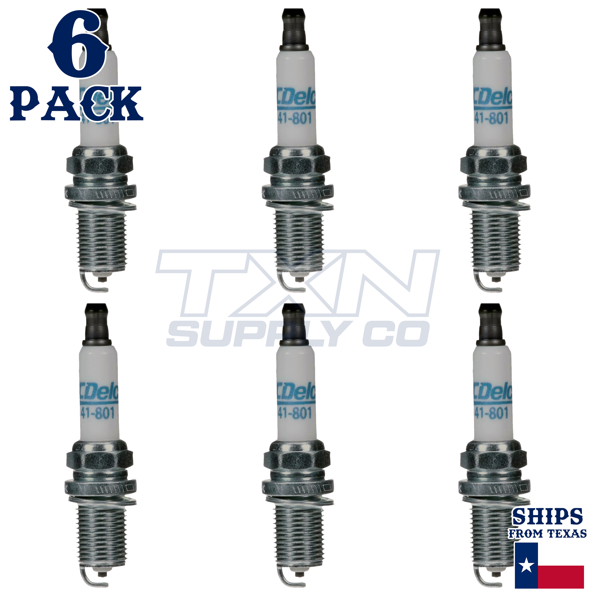 ACDelco 41-801 Spark Plugs 6 Pack