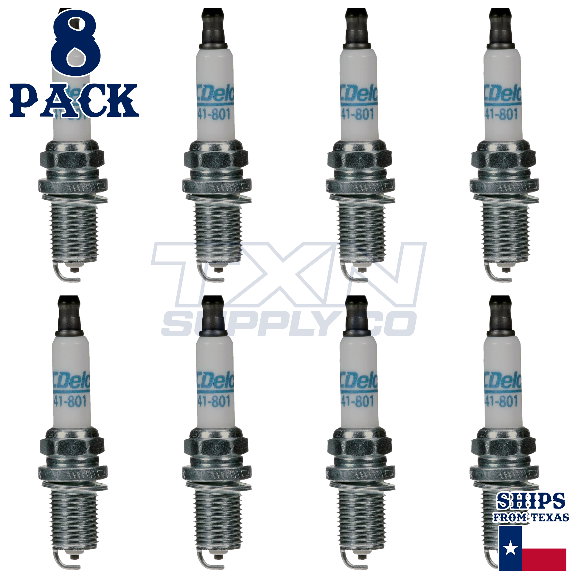 ACDelco 41-801 Spark Plugs 8 Pack