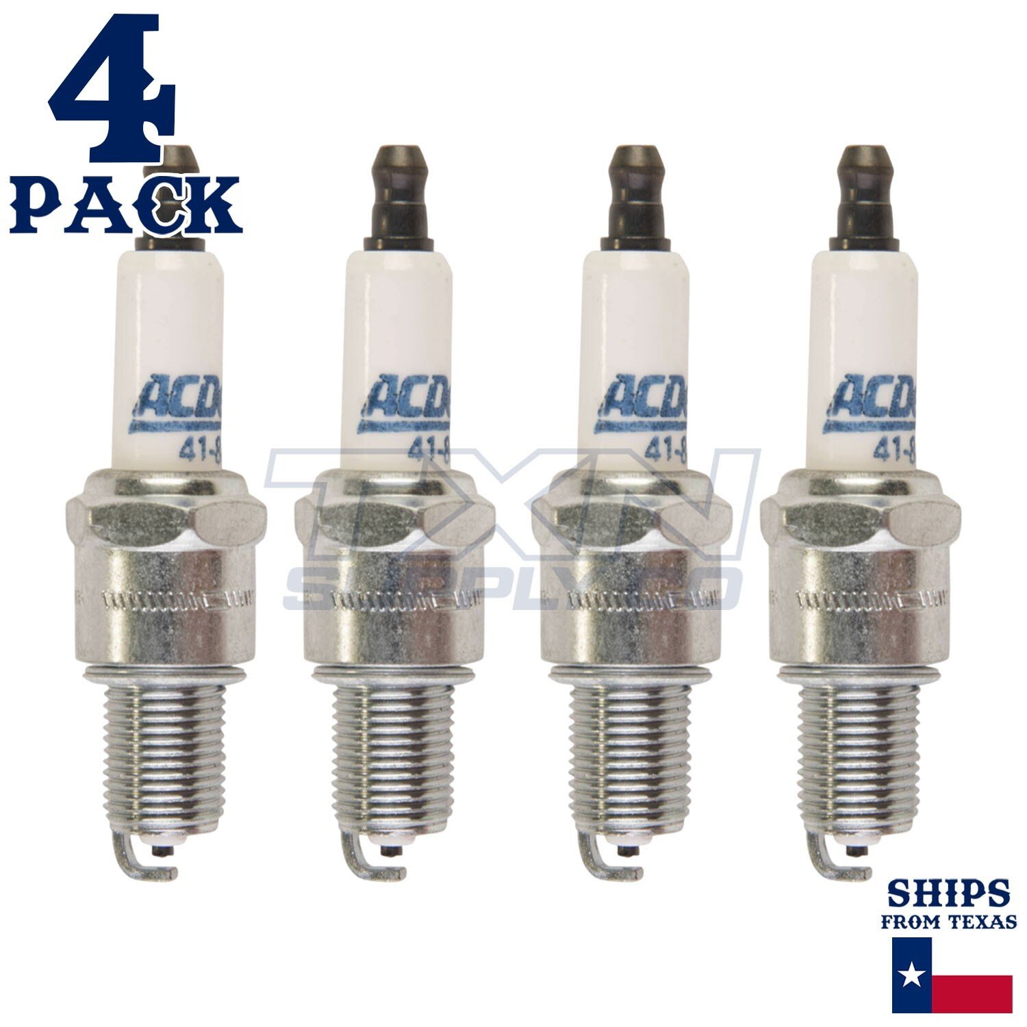 4 Pack ACDelco Double Platinum Spark Plugs 1997-2001 for Ford Festiva 1.3L