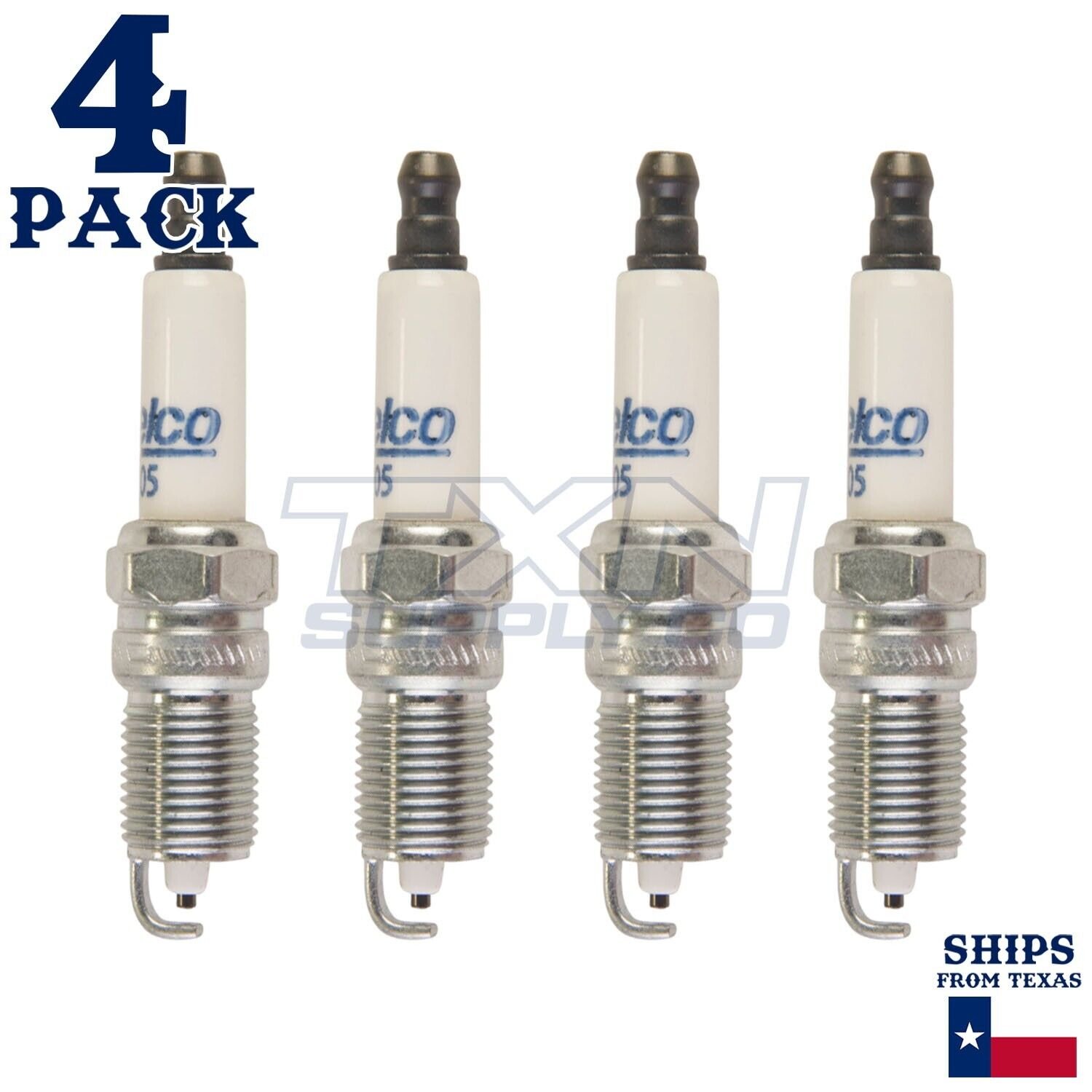 4 Pack GM ACDelco 41-805 Double Platinum Spark Plugs 19238470