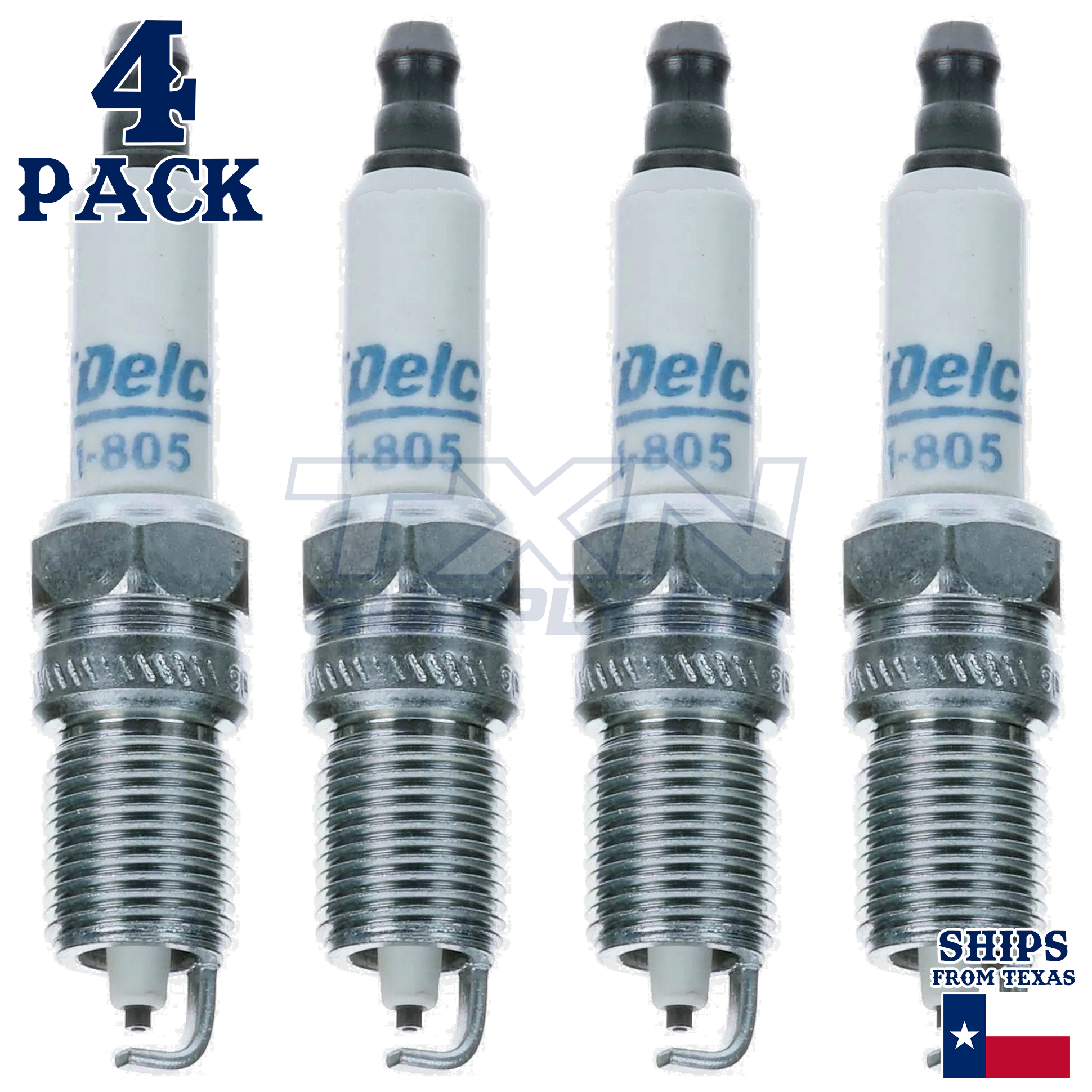4 Pack GM ACDelco 41-805 Double Platinum Spark Plugs 19238470 - Image 1