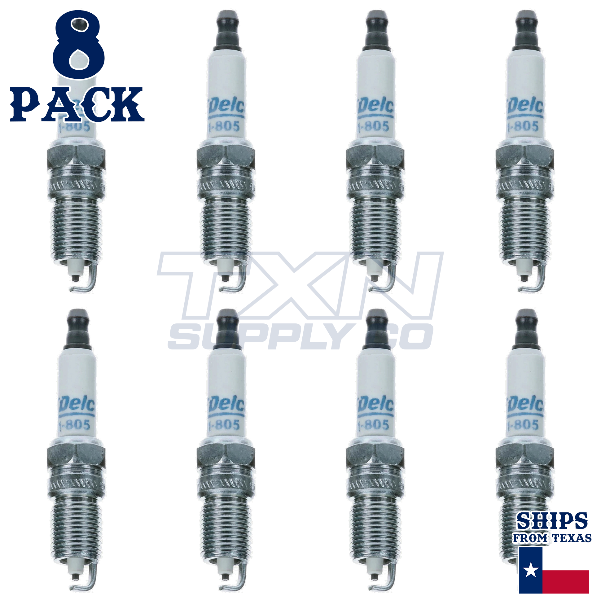 8 Pack ACDelco 41-805 Double Platinum Spark Plugs 2004-2007 for Cadillac CTS V 6.0L - Image 1
