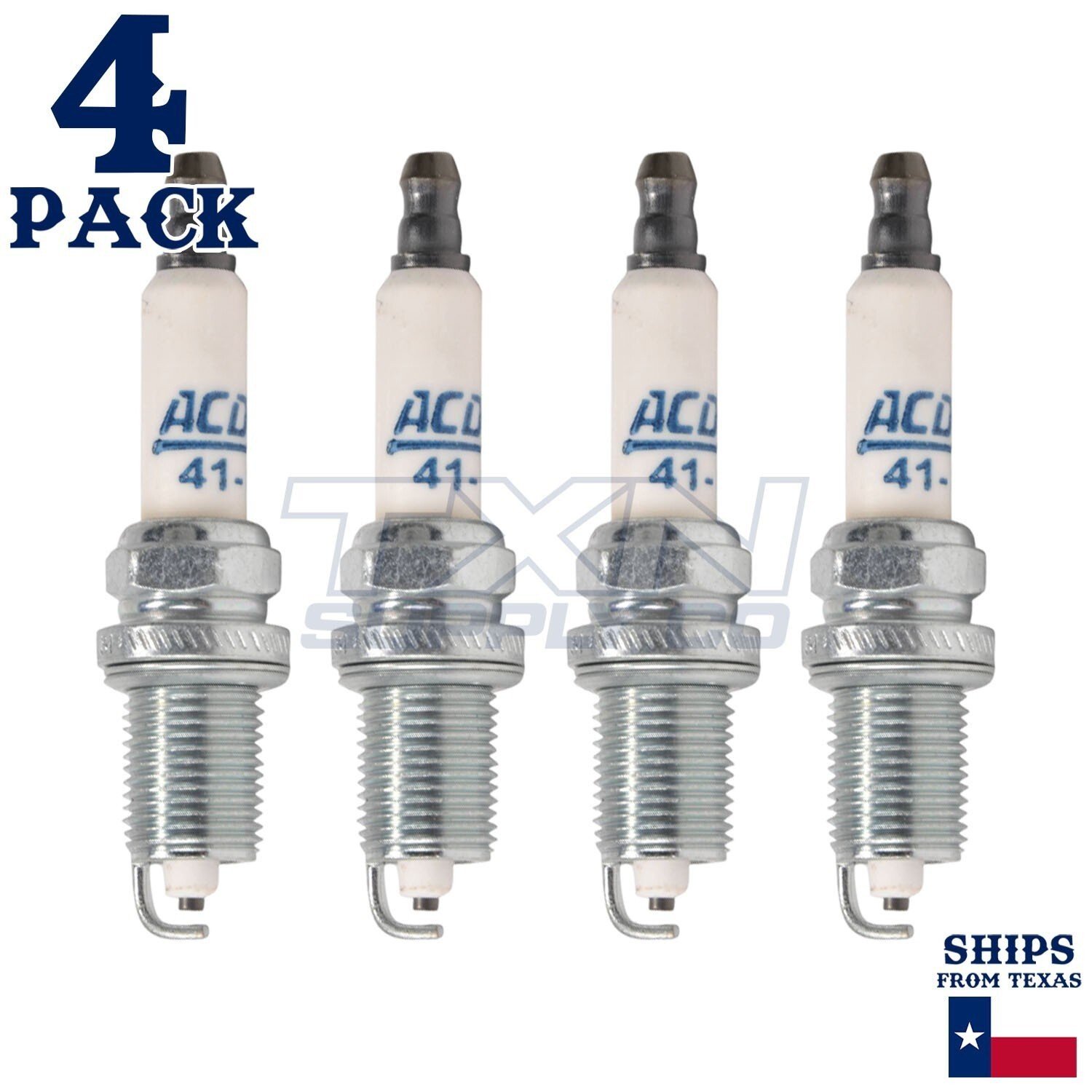 4 Pack ACDelco Double Platinum Spark Plugs 1999-2002 for Ford Courier 2.6L