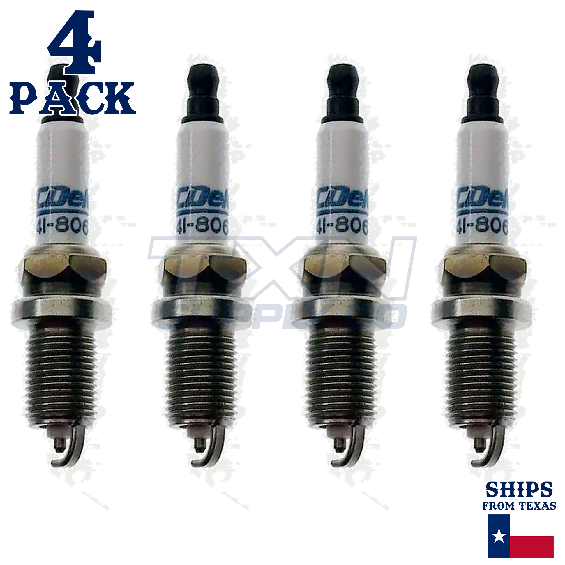 4 Pack ACDelco 41-806 Double Platinum Spark Plugs 1987-1991 for Ford Telstar 2.2L - Image 1