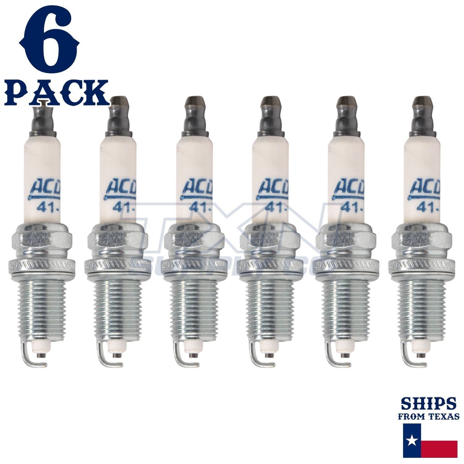 6 Pack ACDelco Double Platinum Spark Plugs 1993-1999 for Ford Probe 2.5L