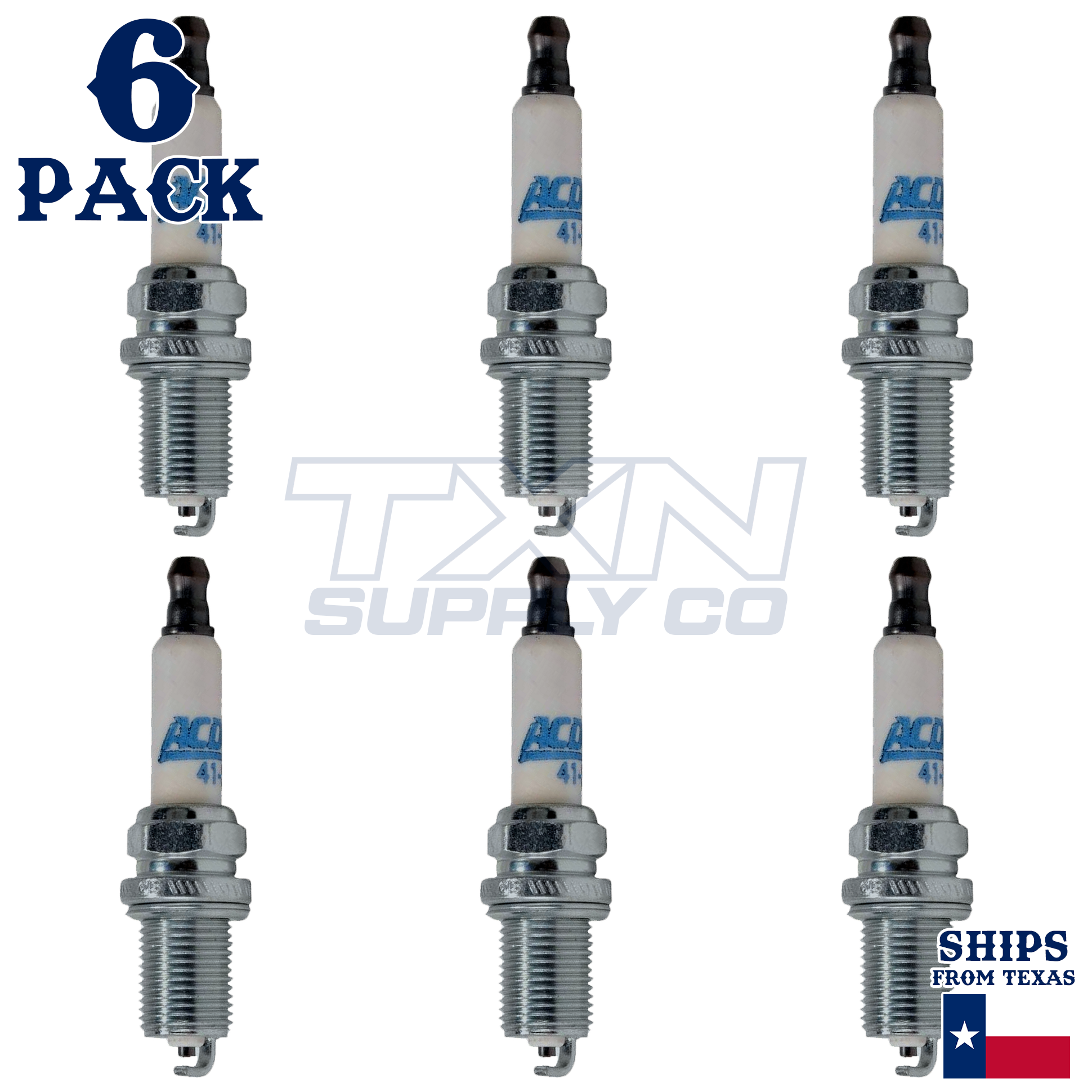 ACDelco 41-808 Spark Plugs 6 Pack