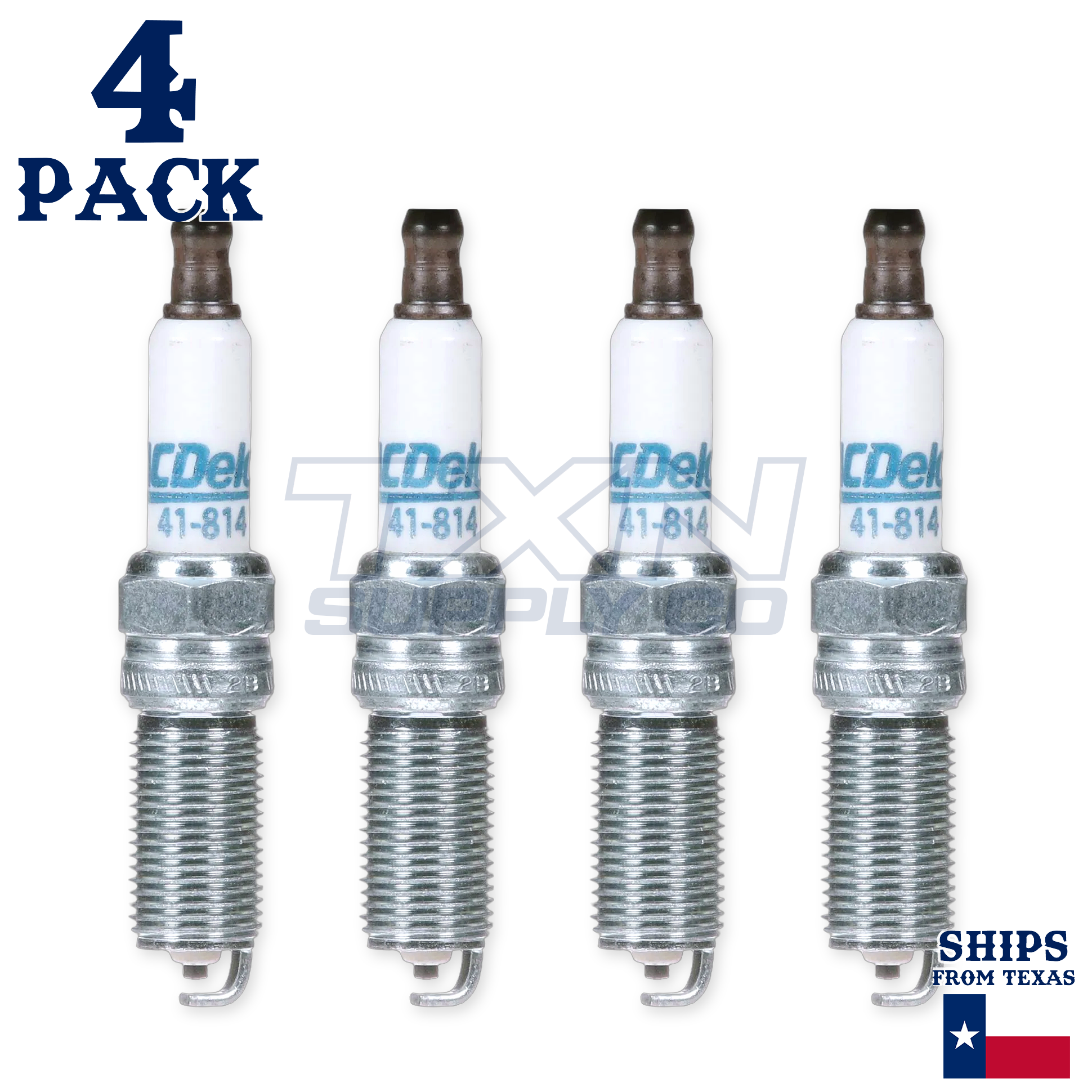 2014-2016 Chevrolet Impala 2.5L ACDelco Double Platinum Spark Plugs - 4 Pack