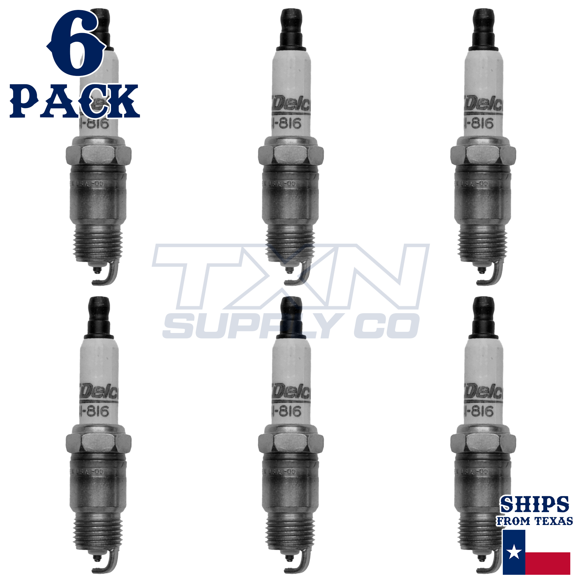 ACDelco 41-816 Spark Plugs 6 Pack