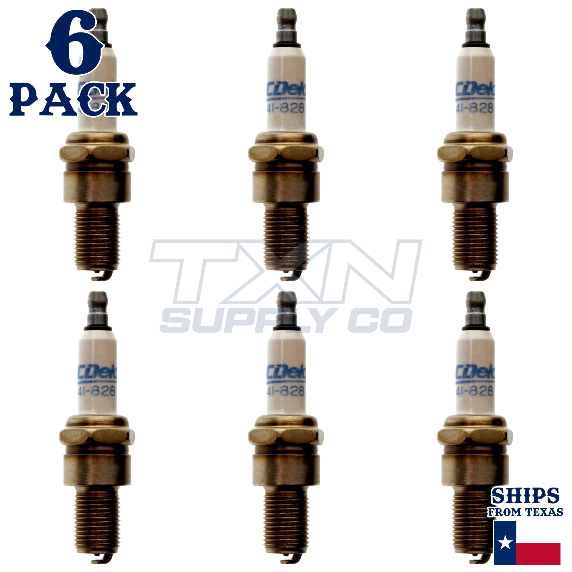 ACDelco 41-828 Spark Plugs 6 Pack